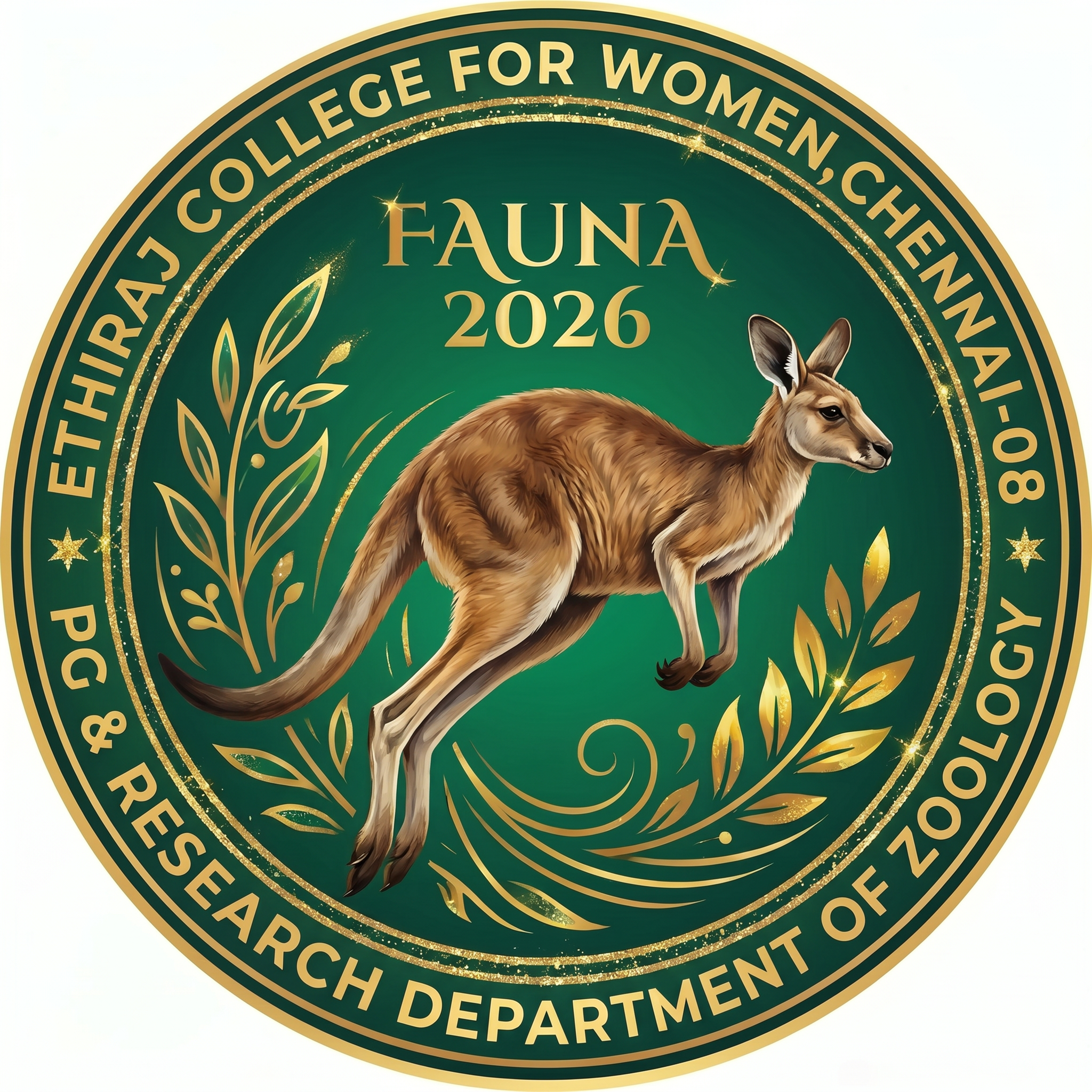 AI Design for i mean, it should look like a real kangaroo. glitters are optional
