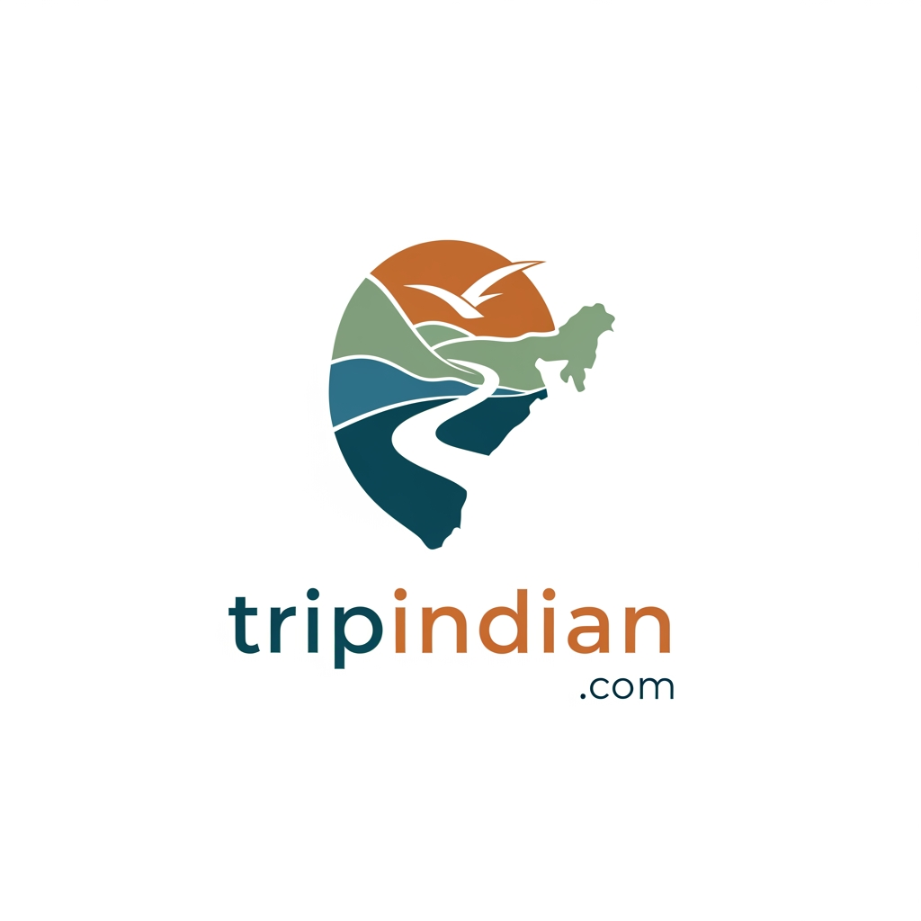 AI Design for make a logo tripindian.com travel logo and professional way like look a natural real