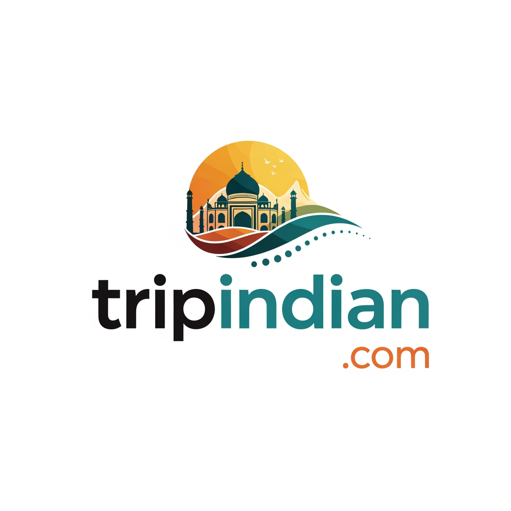 AI Design for make a logo tripindian.com travel logo and professional way like look a natural real