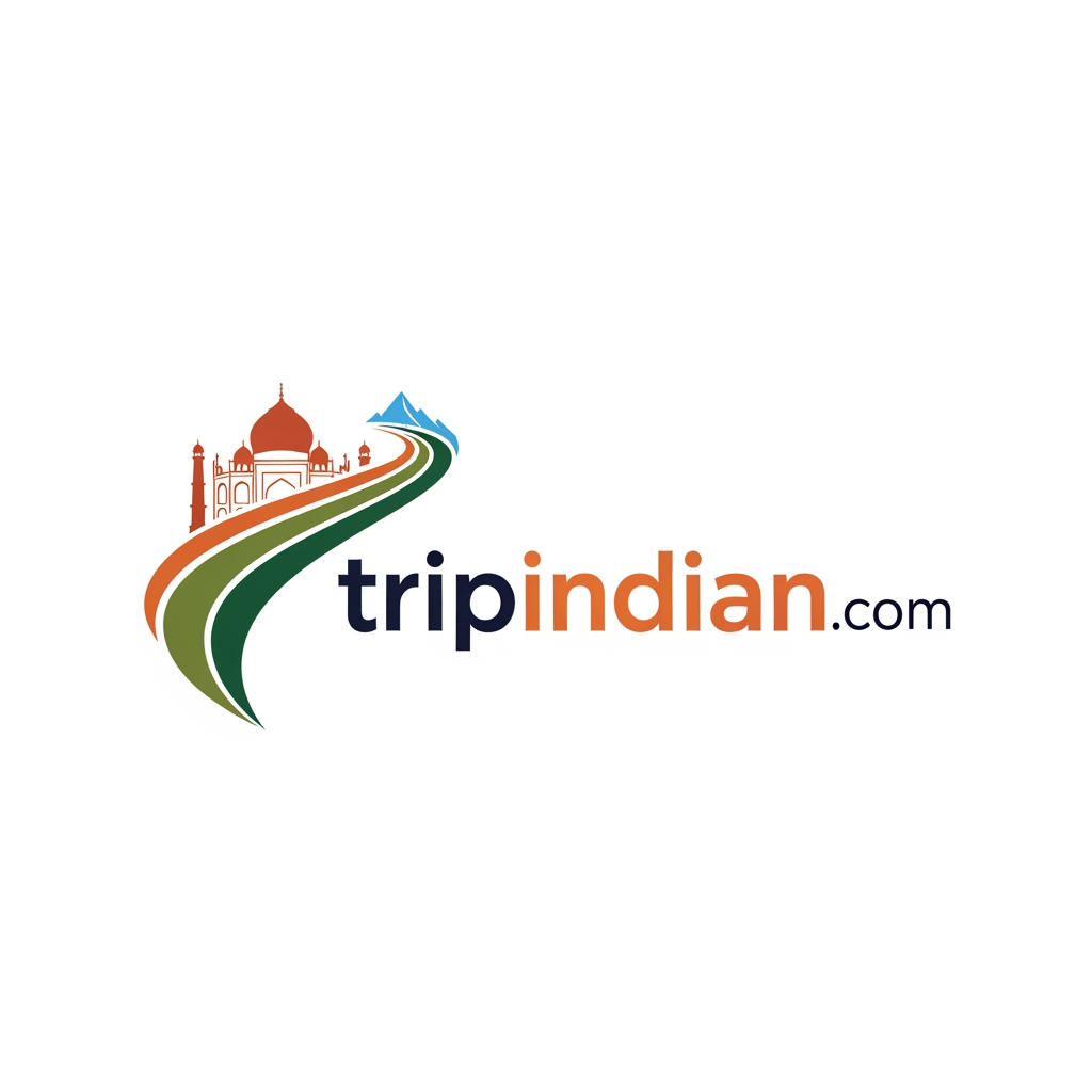 AI Design for make a logo tripindian.com travel logo and professional way like look a natural real