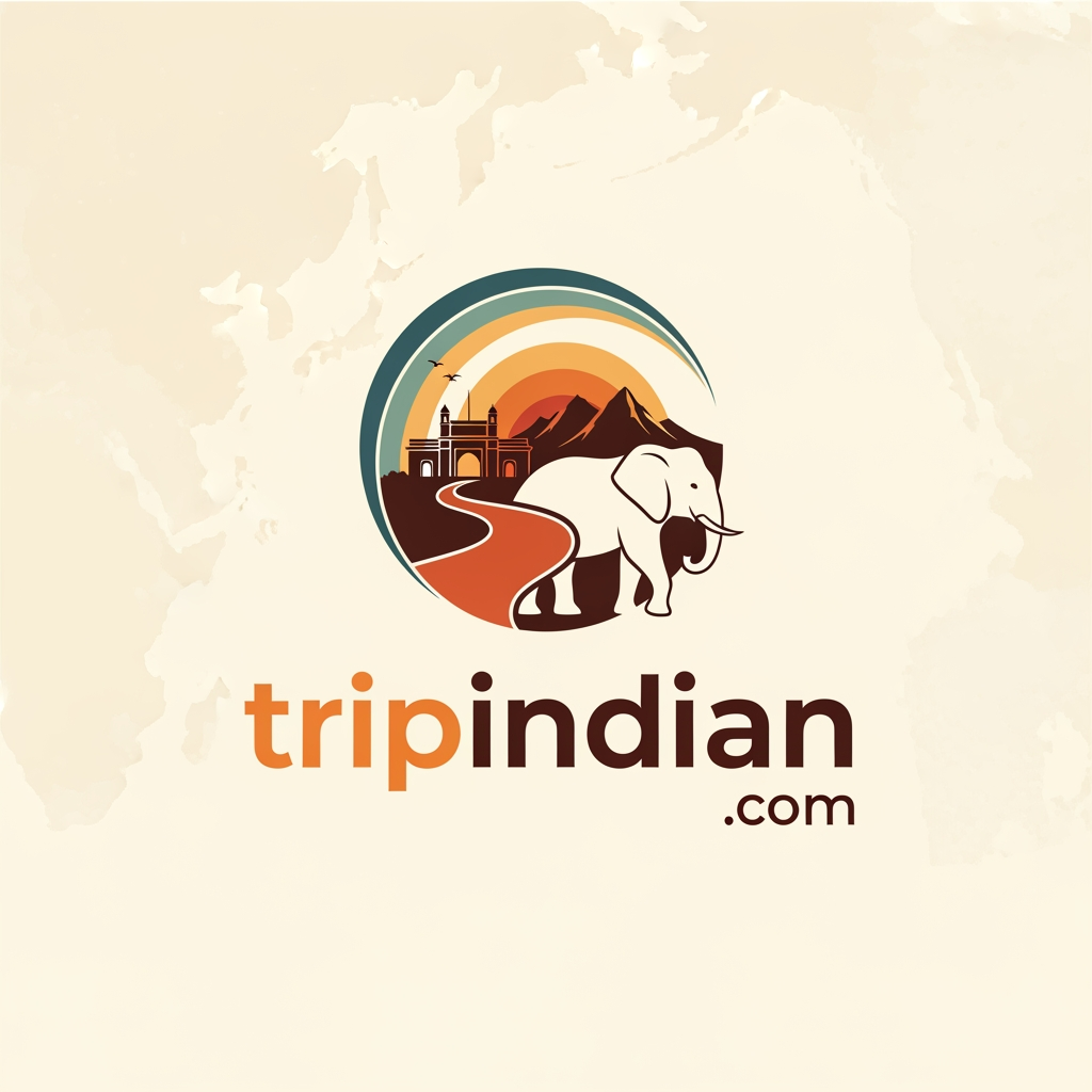 AI Design for make a logo tripindian.com travel logo and professional way like look a natural real