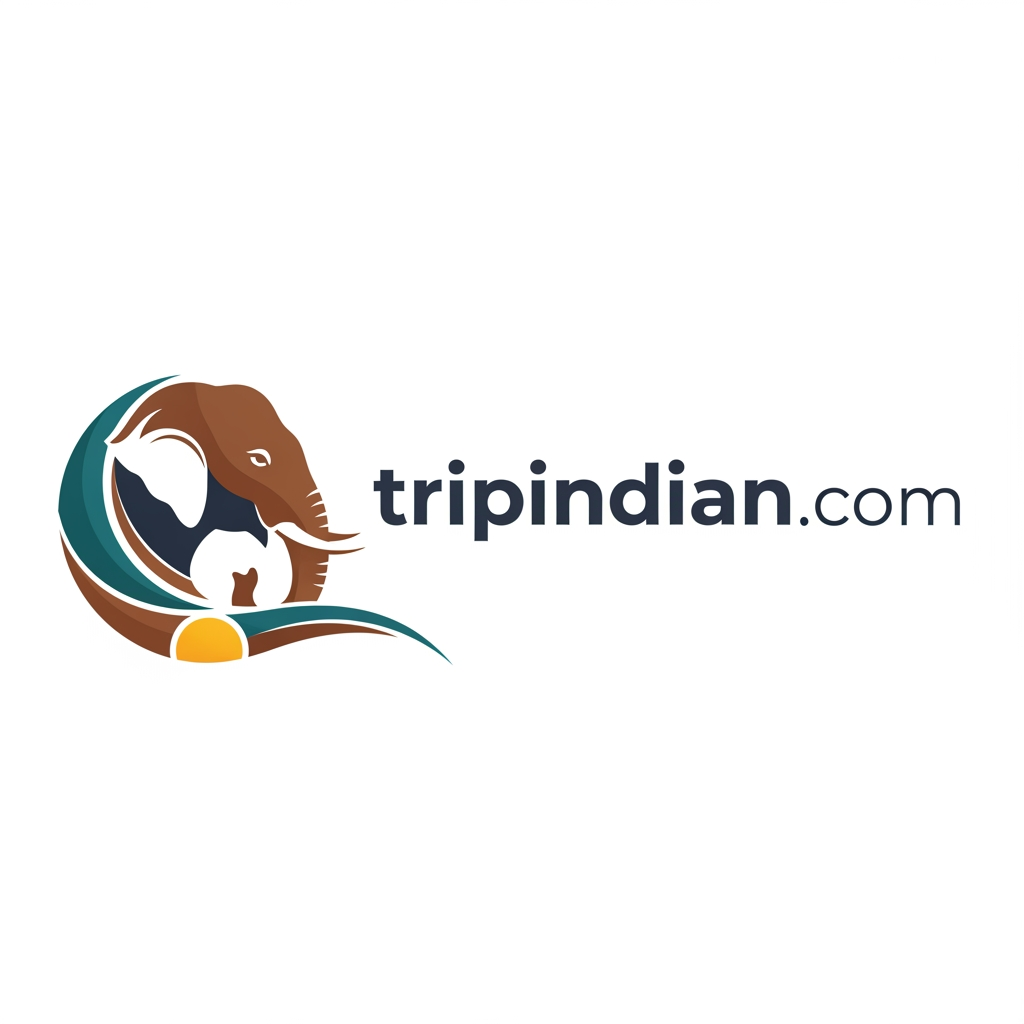 AI Design for make a logo tripindian.com travel logo and professional way like look a natural real