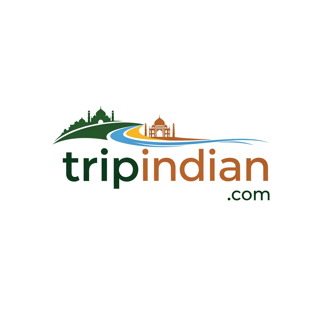 AI Design for make a logo tripindian.com travel logo and professional way like look a natural real