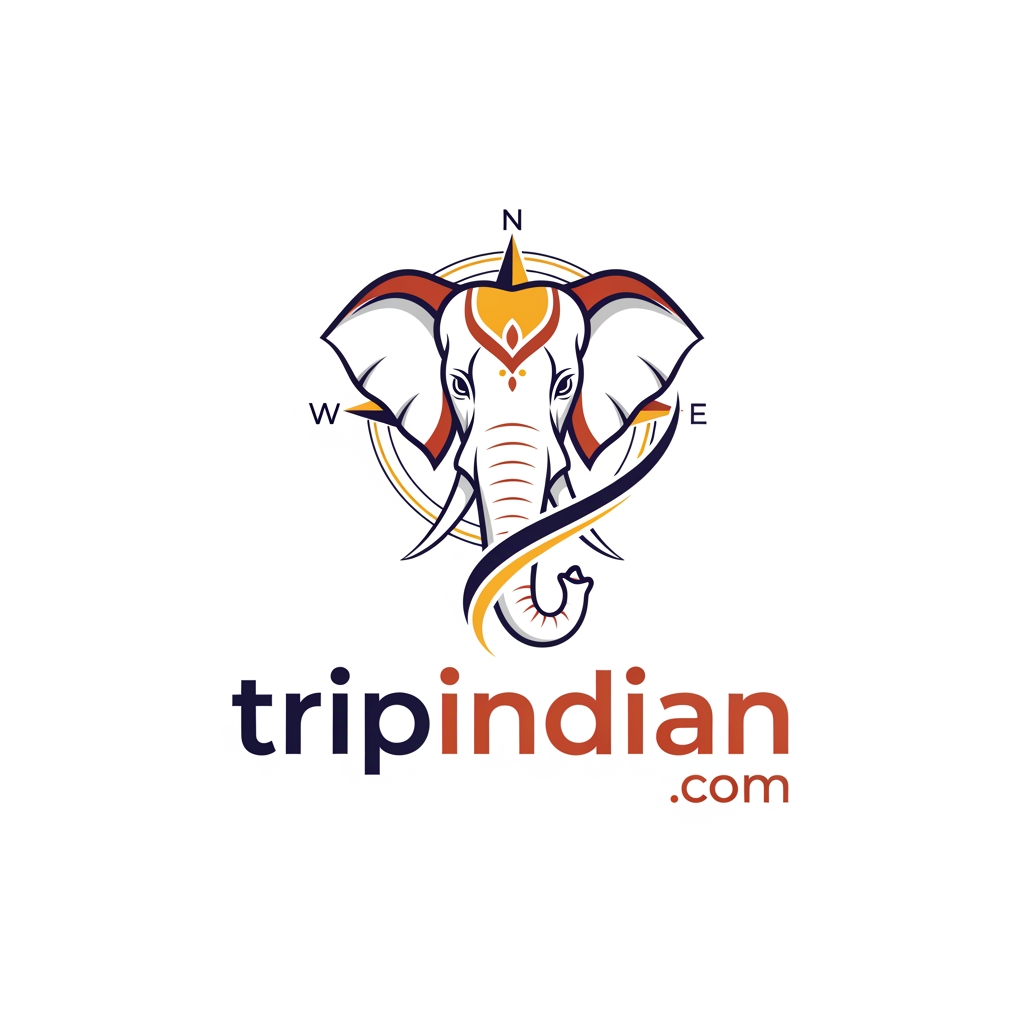 AI Design for make a logo tripindian.com travel logo and professional way like look a natural real