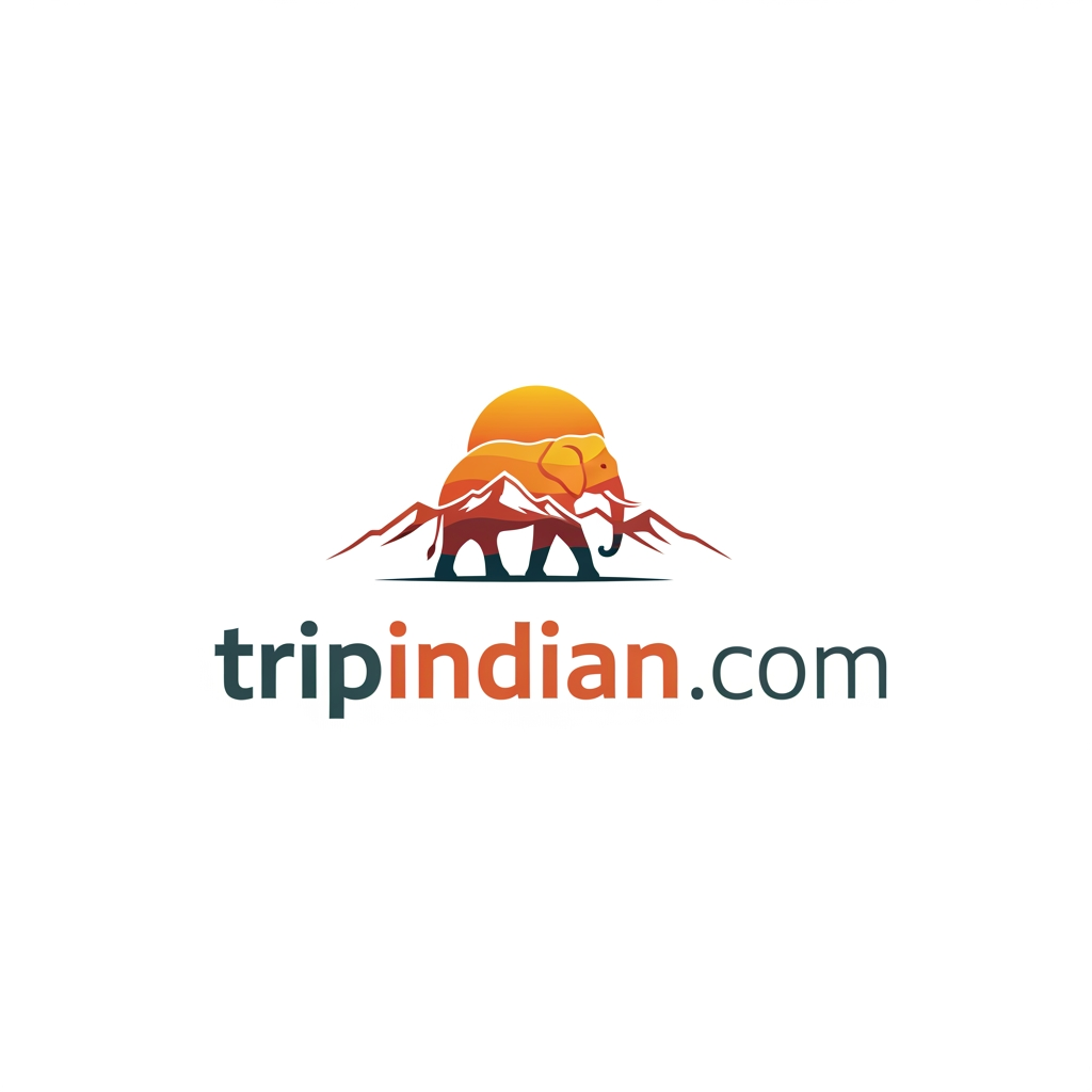 AI Design for make a logo tripindian.com travel logo and professional way like look a natural real