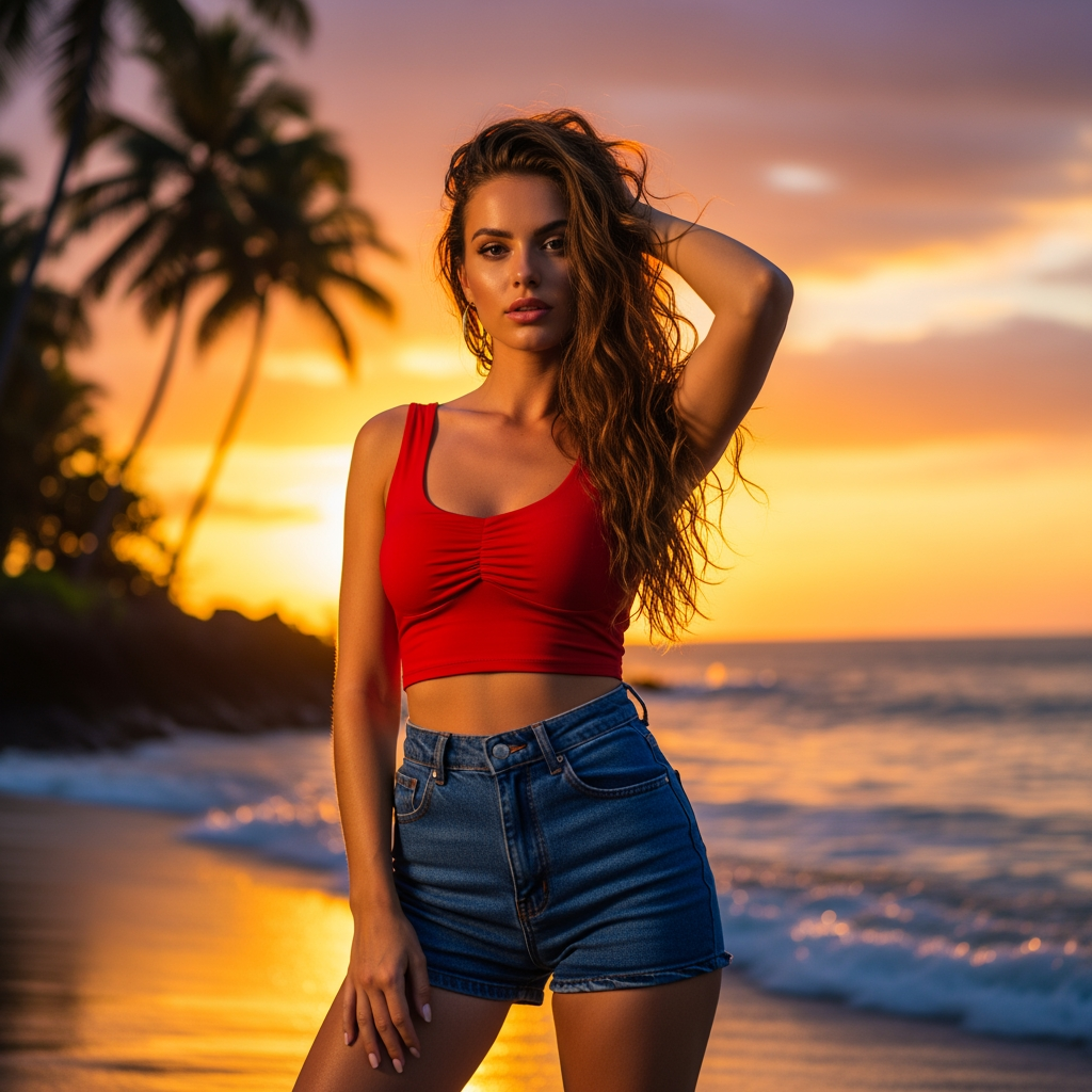 AI Design for Hot girl