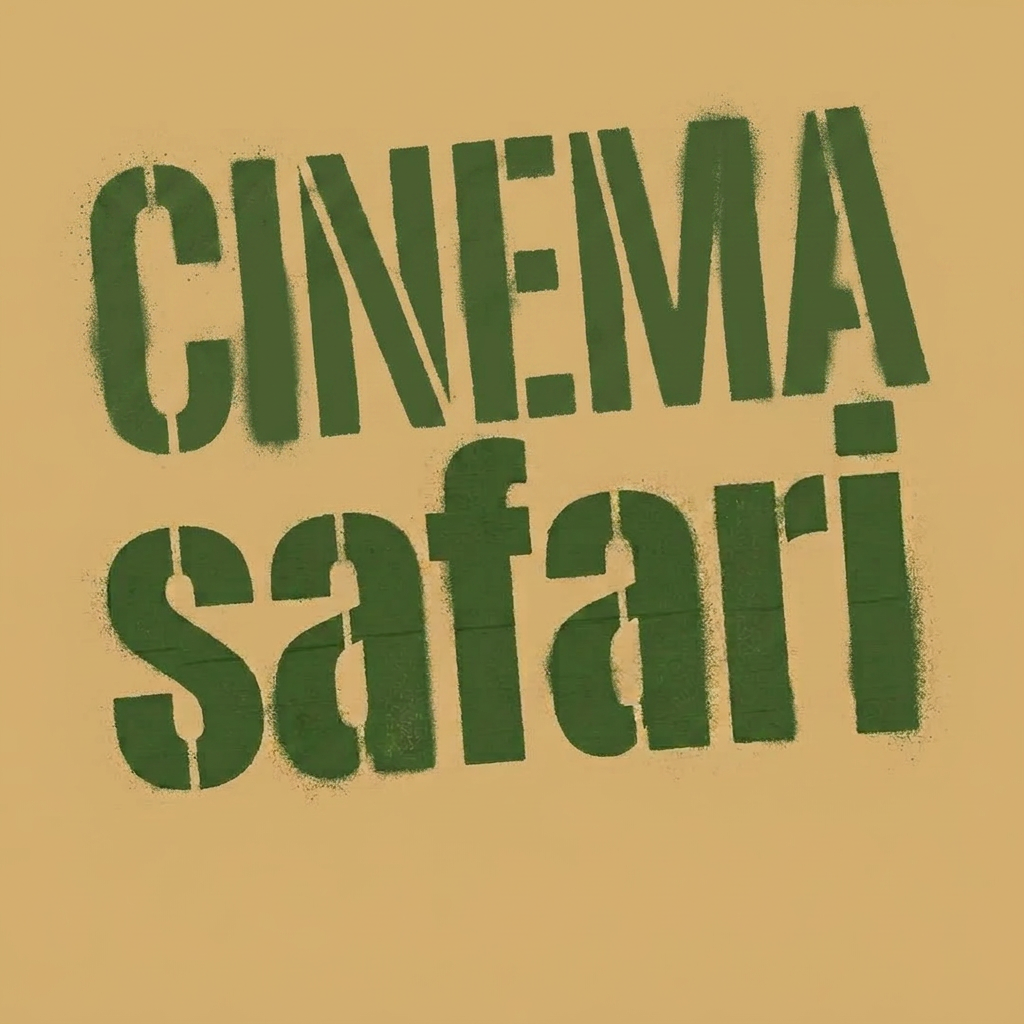 AI Design for since this is a page about cinema try to make cinema bigger and safari smaller: reverse the dimensions of tthe two words