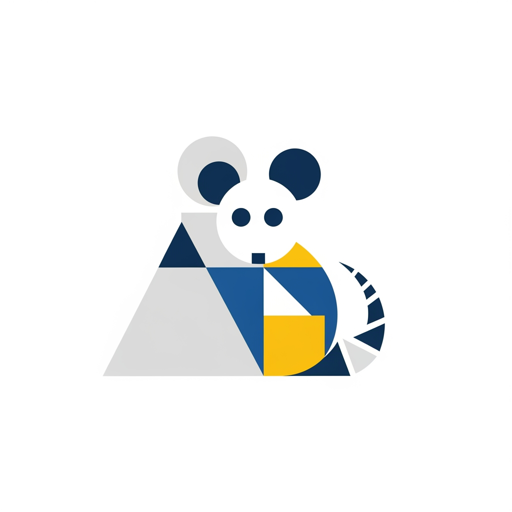 AI Design for create logo in mause and fegure geometry