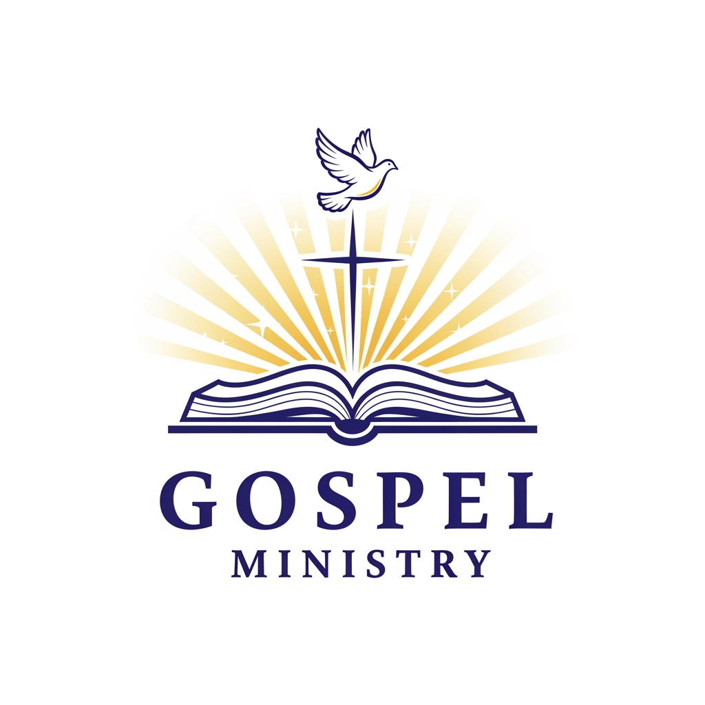 AI Design for yes iam running gospel ministry for that i need logo