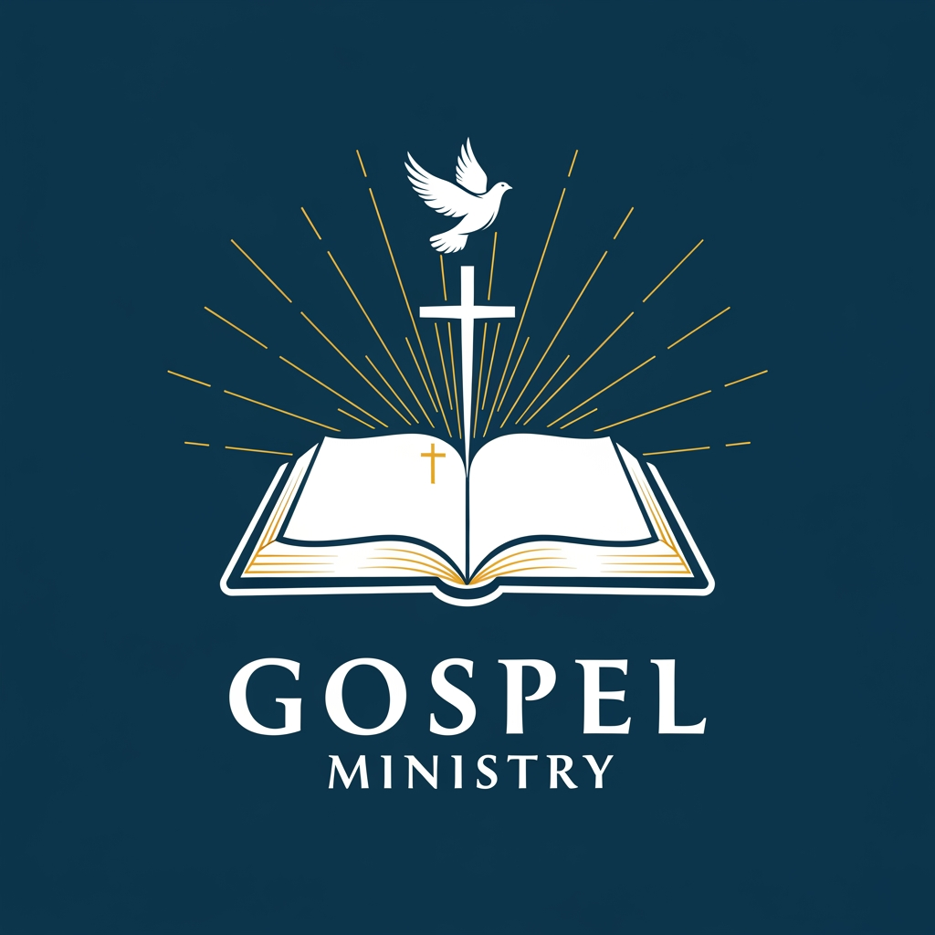 AI Design for yes iam running gospel ministry for that i need logo