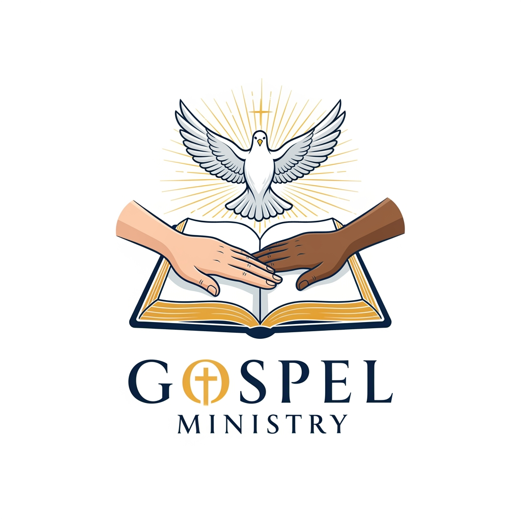 AI Design for yes iam running gospel ministry for that i need logo