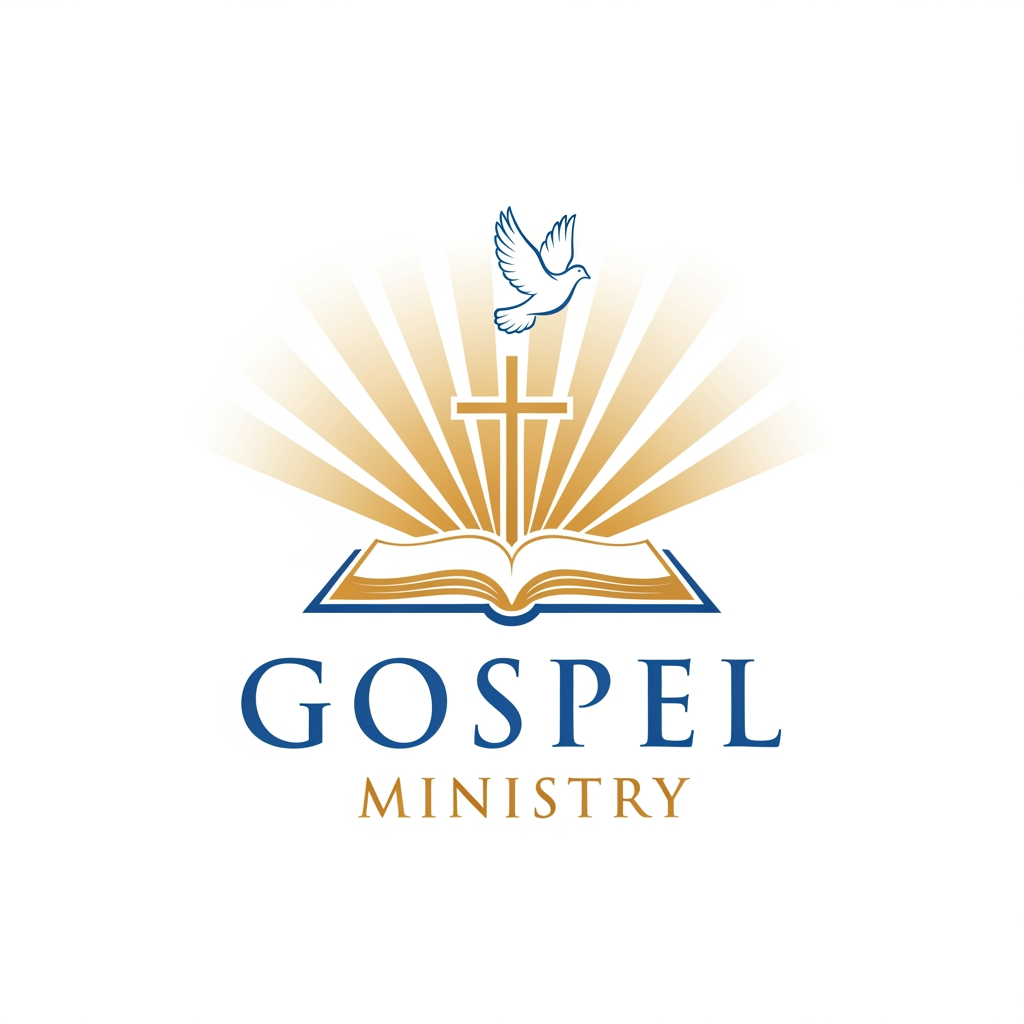 AI Design for yes iam running gospel ministry for that i need logo