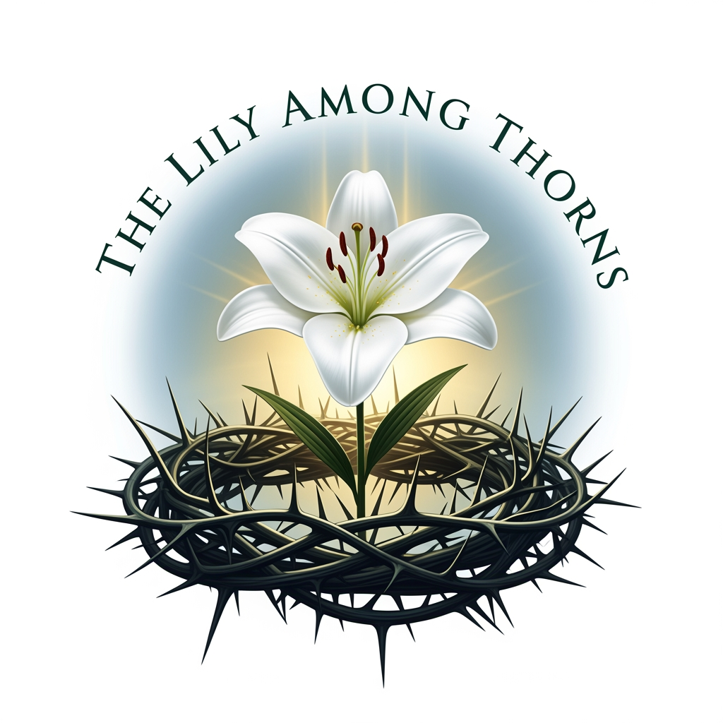 AI Design for yes iam running gospel ministry for that i need logo theLily among thorns
