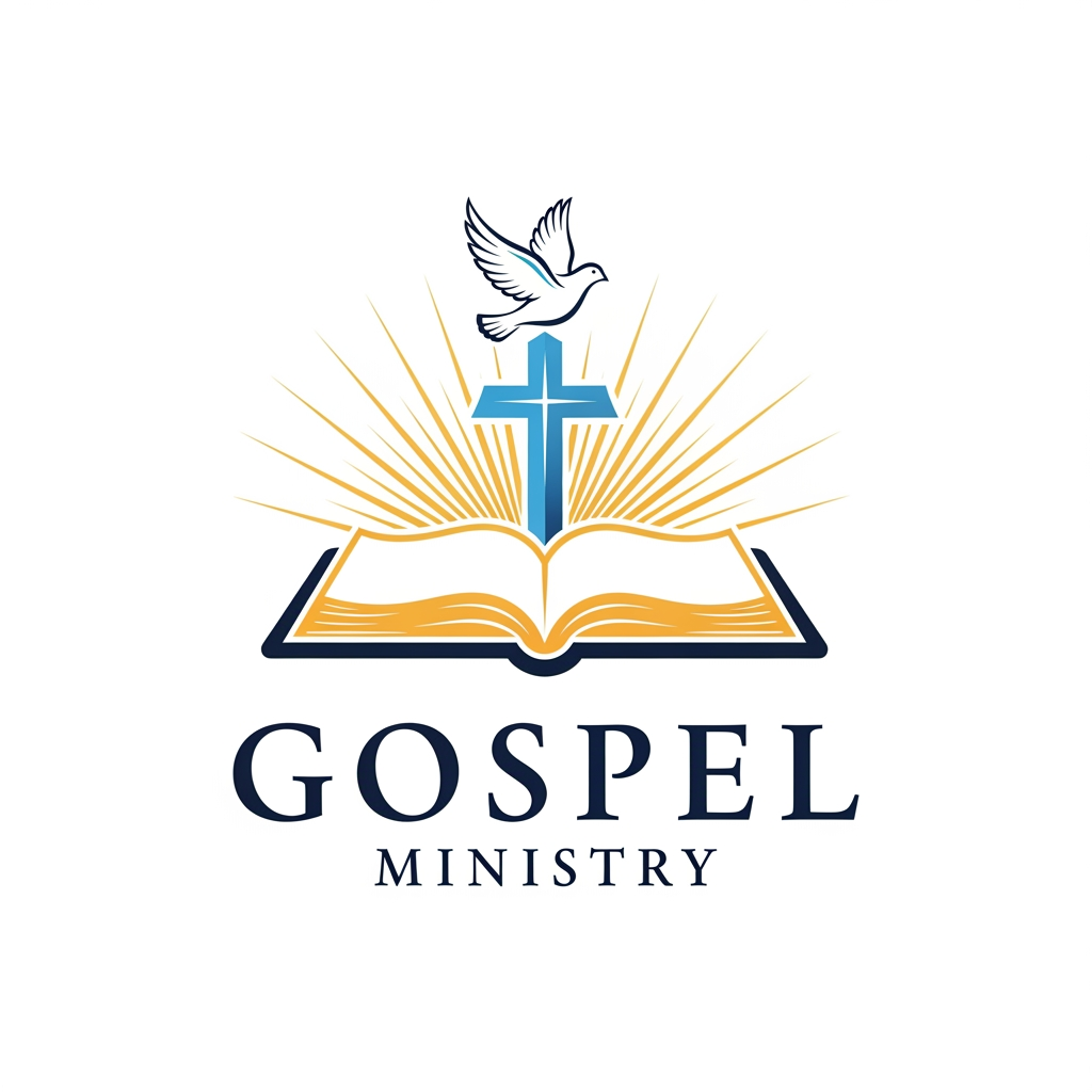 AI Design for yes iam running gospel ministry for that i need logo
