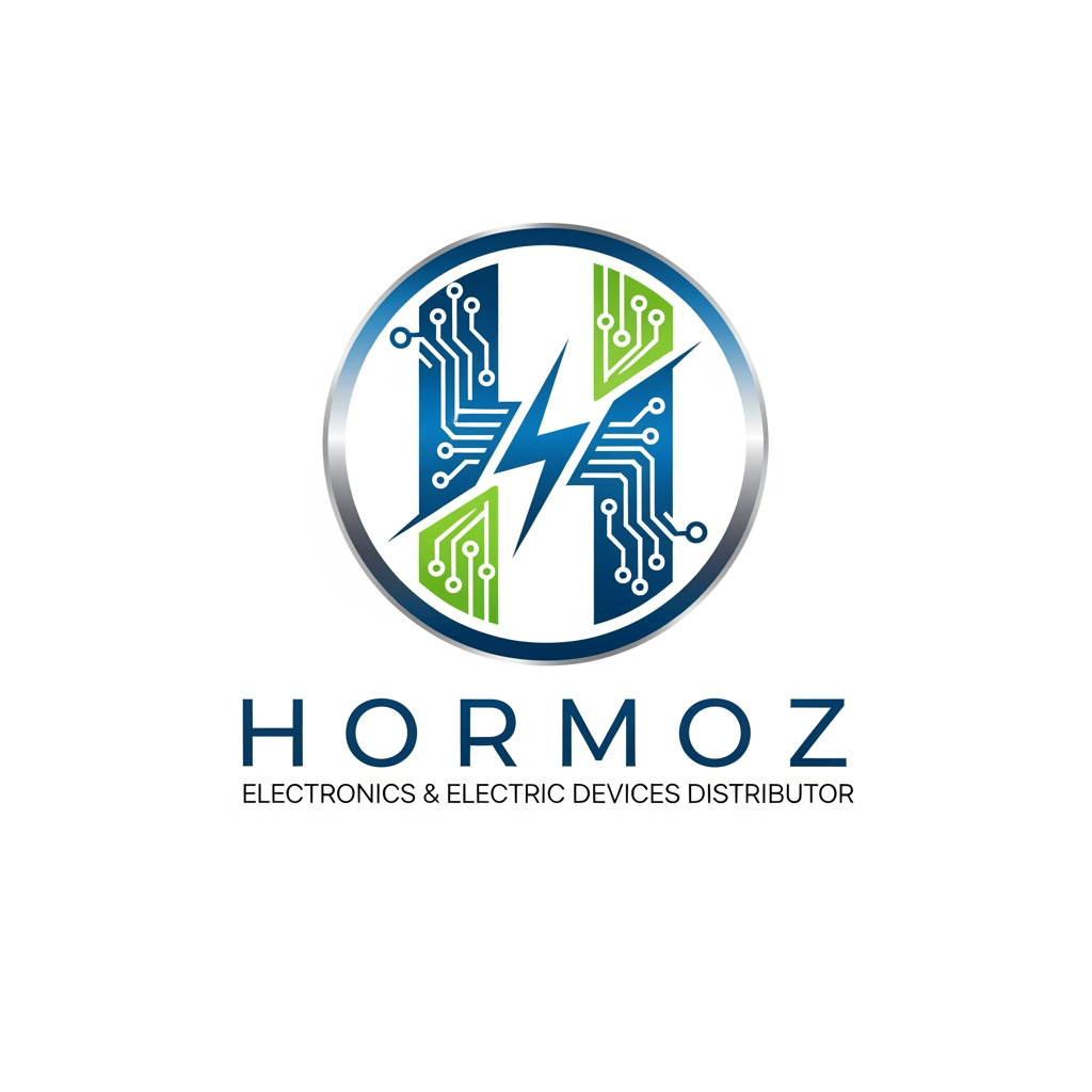 AI Design for logo which is used as a profile in social media. the logo is for an electronic and electric store with Hormoz name. Hormoz is a distributor in electronics and electric device. so its better change the logos