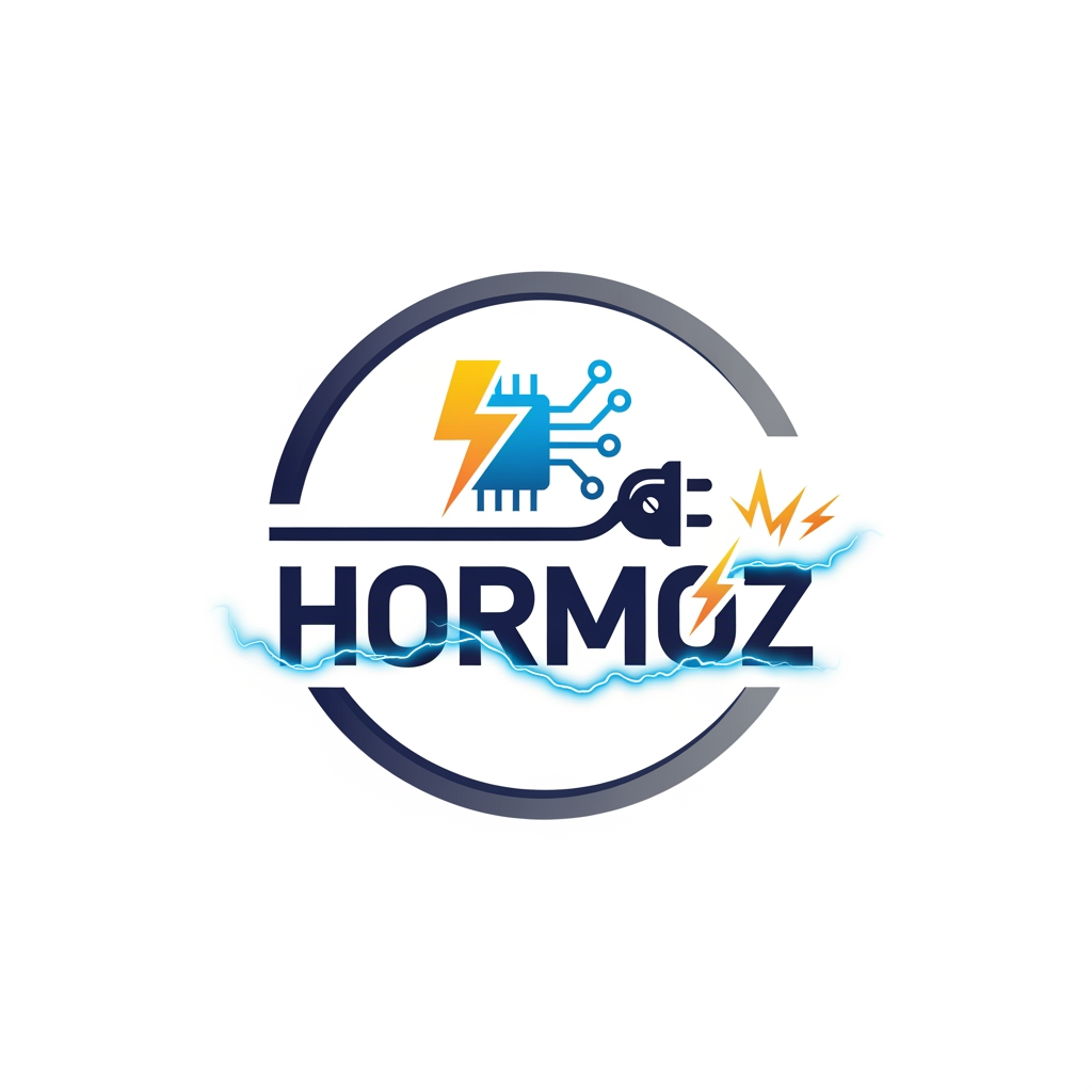 AI Design for logo which is used as a profile in social media. the logo is for an electronic and electric store with Hormoz name. Hormoz is a distributor in electronics and electric device. so its better change the logos
