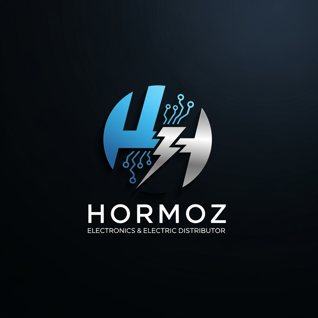 AI Design for logo which is used as a profile in social media. the logo is for an electronic and electric store with Hormoz name. Hormoz is a distributor in electronics and electric device. so its better change the logos