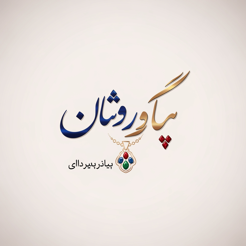 AI Design for a Persian logo with Persian font. which is an accessories store in social media.