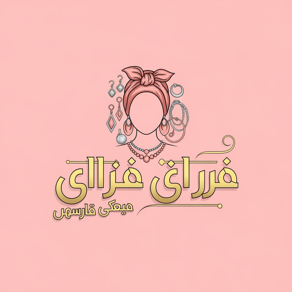 AI Design for a Persian logo with Persian font. which is an accessories store in social media.