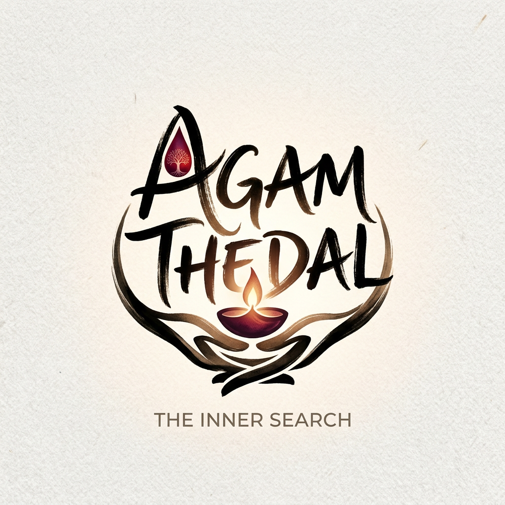 AI Design for CREATE A UNIQUE SOULFUL LOGO FOR "AGAM THEDAL"
