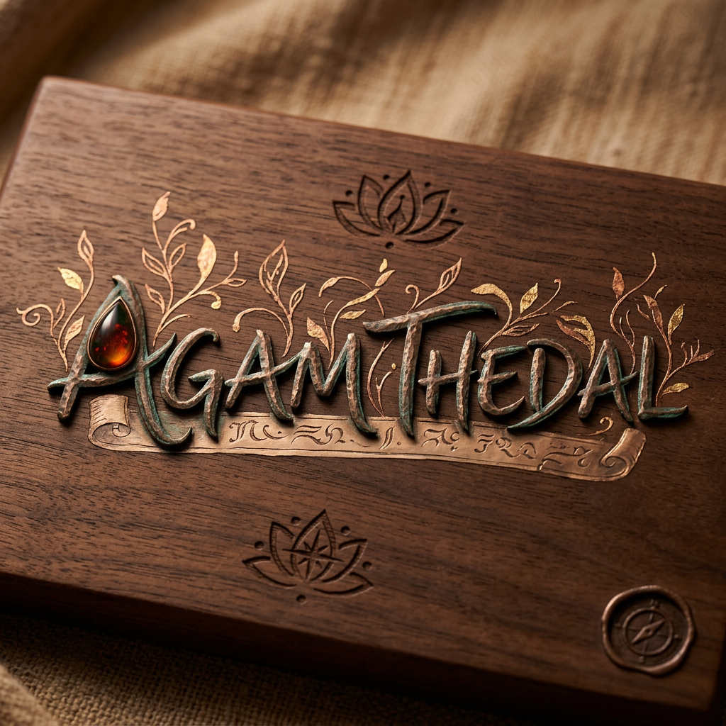 AI Design for CREATE A UNIQUE SOULFUL LOGO FOR "AGAM THEDAL"