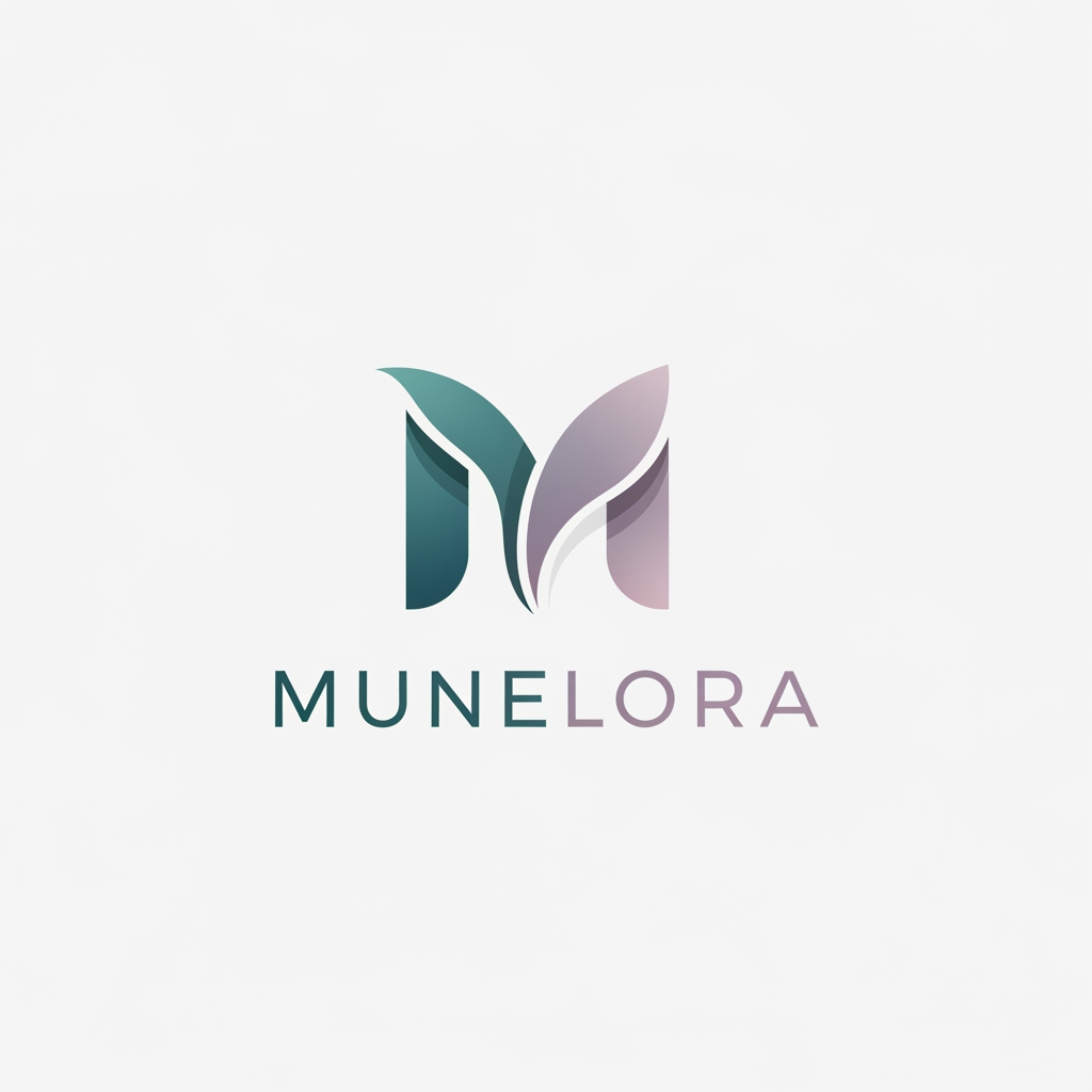 AI Design for i create a logo of business name "Munelora "