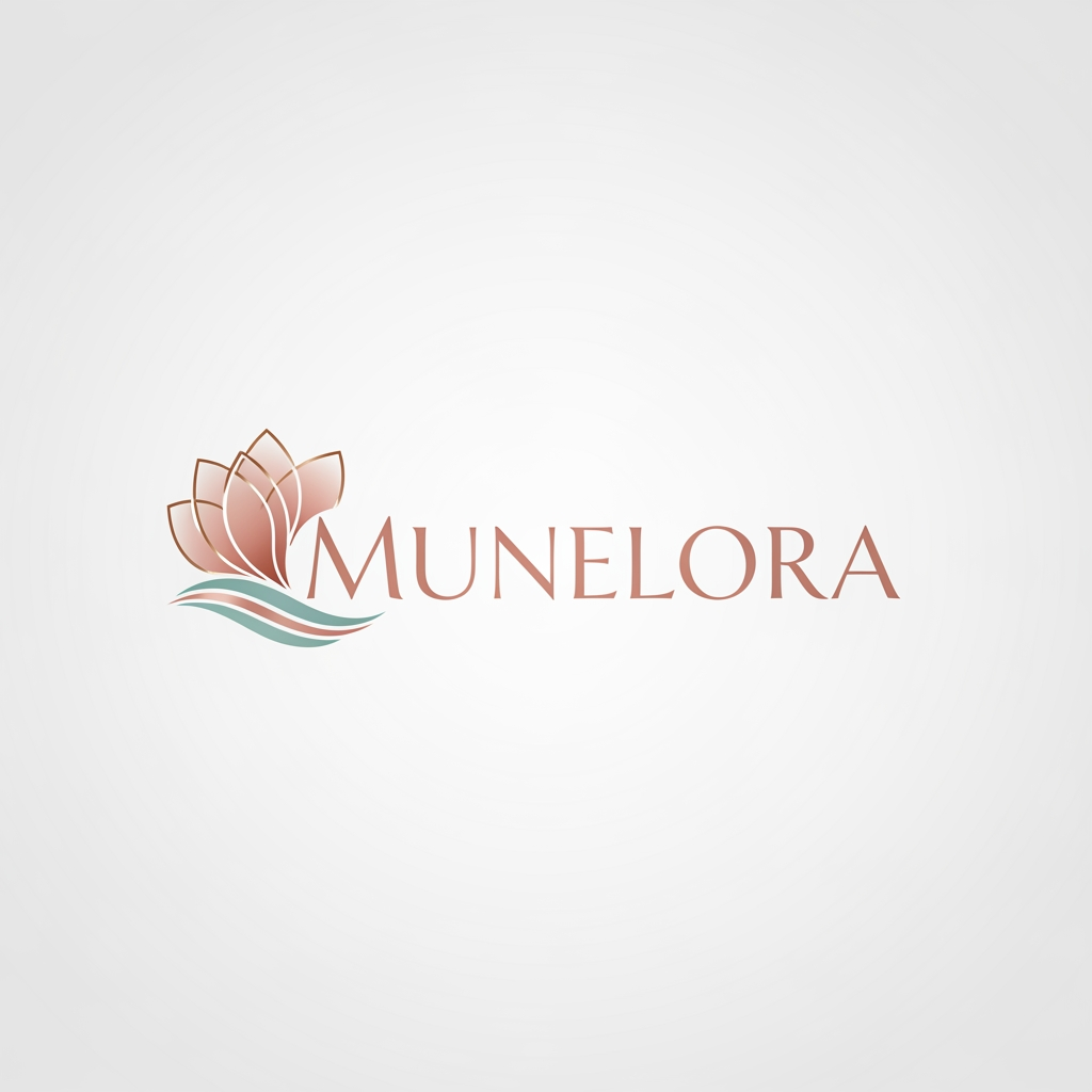 AI Design for i create a logo of business name "Munelora "