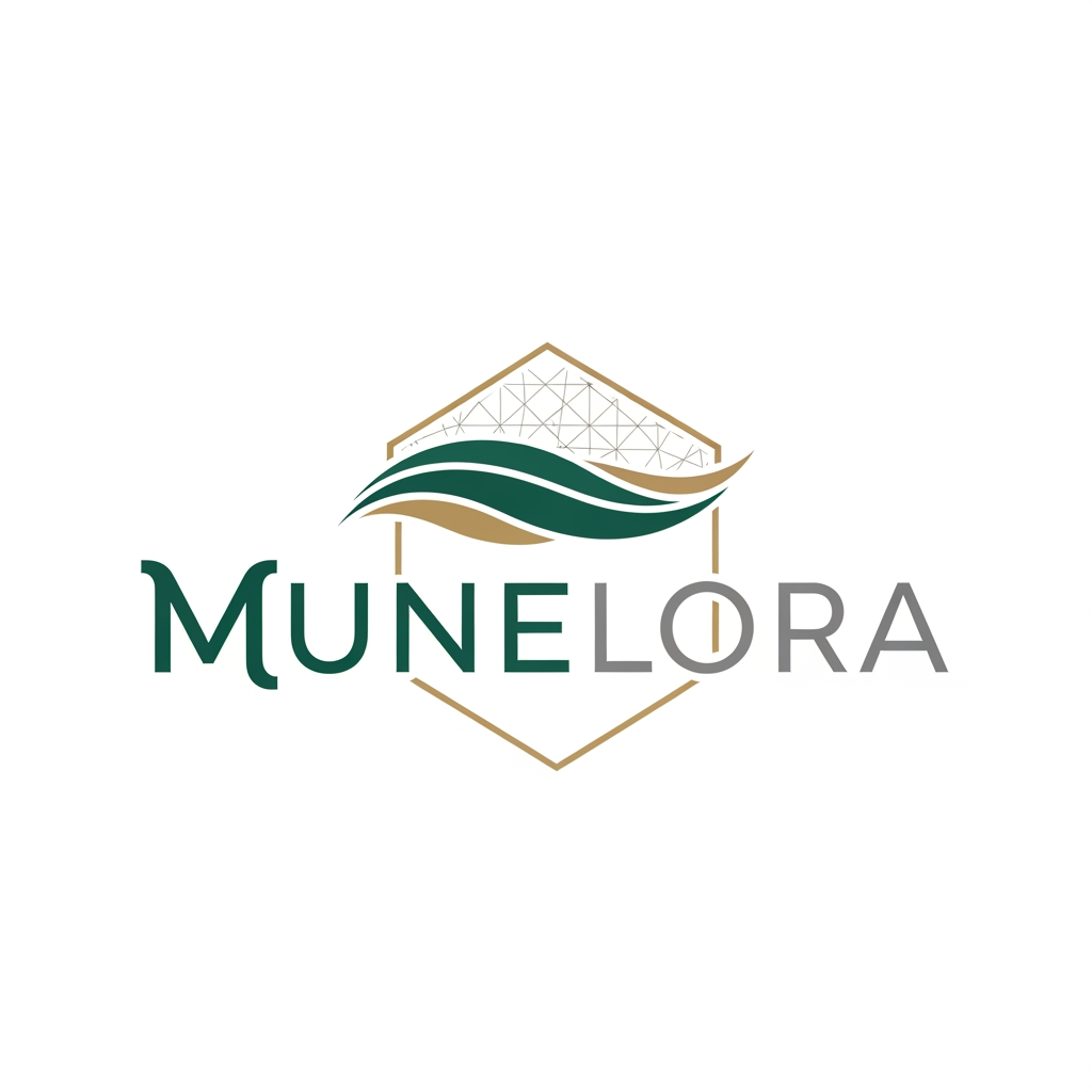 AI Design for i create a logo of business name "Munelora "