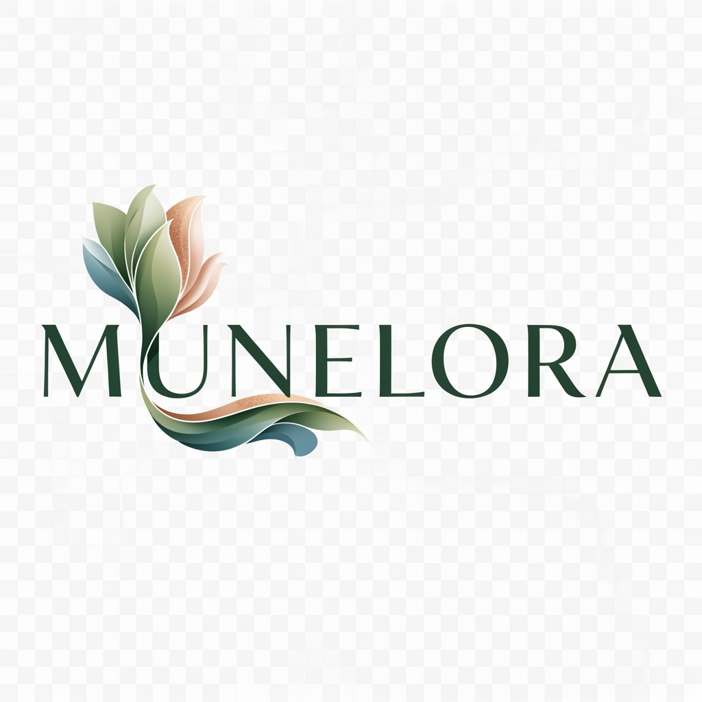 AI Design for i create a logo of business name "Munelora "
