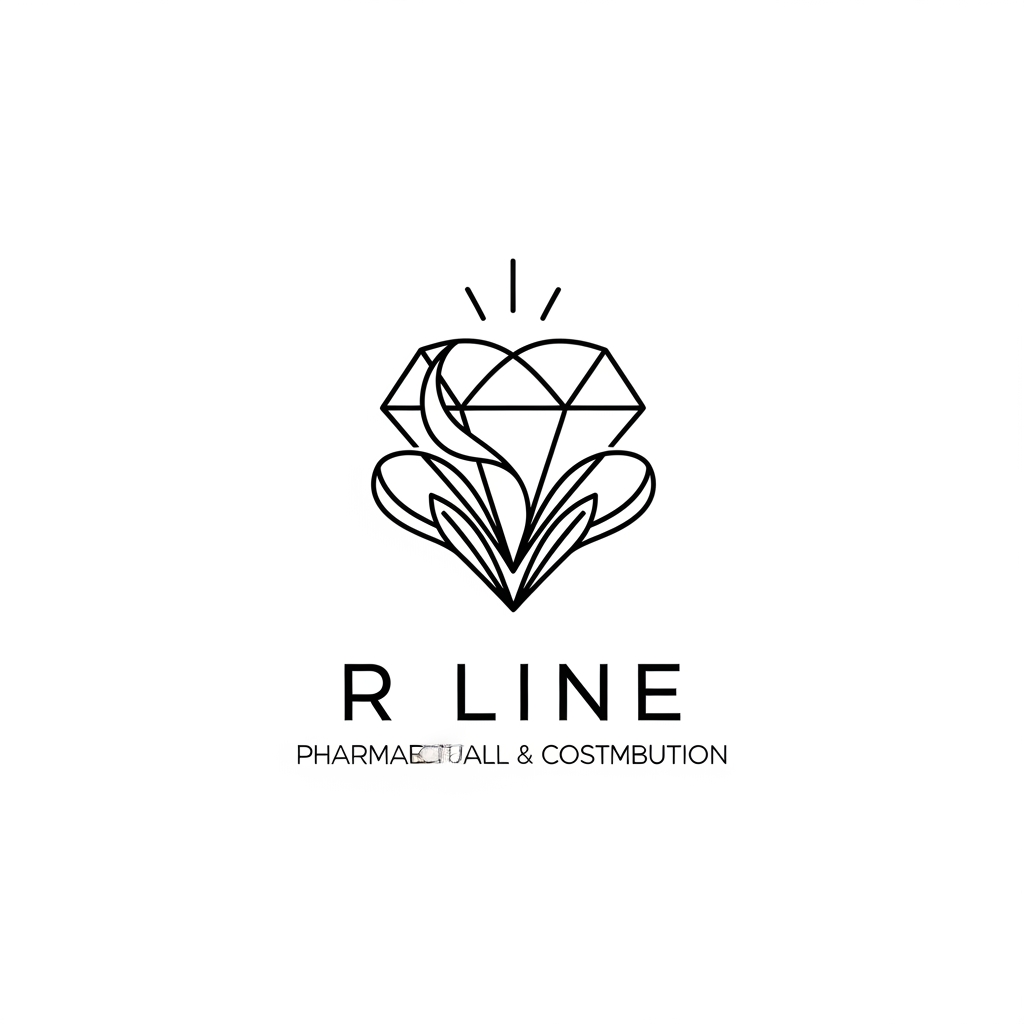 AI Design for Create a world-class luxury logo for a pharmaceutical and cosmetics distribution company named "R Line".
The company specializes in distributing pharmaceuticals, skincare products, cosmetics, aesthetic medicine products, and beauty solutions. The logo should position the company as a market leader, premium supplier, and highly trusted brand within the healthcare and beauty industries.
Design Style:
Luxury
Elegant
Sophisticated
Corporate
Minimalist
High-end
Memorable
Timeless
International brand quality
Icon Requirements:
Design a custom standalone icon (NOT based on the letter R and NOT a monogram).
The icon should be an original symbolic illustration that represents:
Trust
Growth
Excellence
Precision
Beauty
Innovation
Leadership
The icon must subtly combine inspiration from both the pharmaceutical and beauty industries without using obvious or cliché medical symbols.
Avoid:
Medical crosses
Capsules
Pills
Syringes
Stethoscopes
Generic healthcare symbols
Letter-based icons
Preferred Icon Direction:
Create an elegant abstract emblem inspired by:
A premium crystal shape
A refined diamond structure
Flowing organic lines
Molecular sophistication
Botanical elegance
Symmetrical luxury geometry
Modern scientific innovation
The icon should feel exclusive and instantly recognizable, similar to the visual identity of a global luxury brand.
Typography:
Premium custom typography
Modern sans-serif luxury font
Strong yet elegant
High readability
Professional and authoritative
Color Palette:
Primary option:
Deep navy blue
Metallic gold
Alternative options:
Matte black and gold
Emerald green and gold
Visual Feel:
The logo should look as if it belongs to a multinational company worth hundreds of millions of dollars. It should communicate confidence, prestige, stability, and premium quality at first glance.
Deliver:
Icon + Wordmark version
Icon-only version
Horizontal layout
Vertical layout
Luxury embossed mockup
Packaging mockup
Corporate stationery mockup
The final result must be striking, luxurious, iconic, highly memorable, and suitable for becoming one of the strongest pharmaceutical and beauty distribution brands in the region