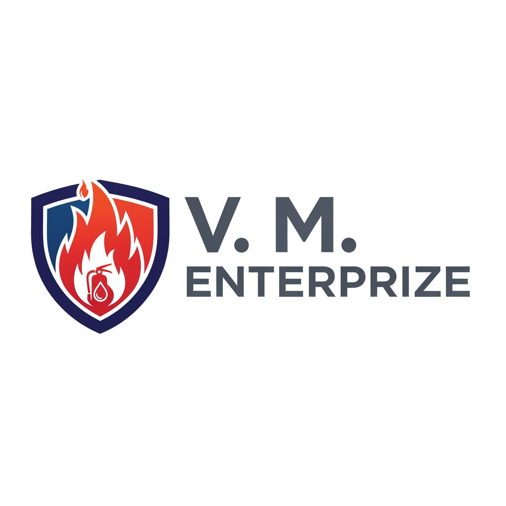 AI Design for create logo for V. M. Enterprize and it should be horizontal
Logo should be represent the Fire protetions equipments