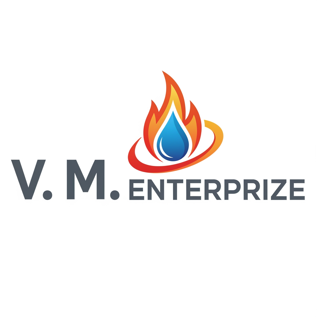 AI Design for create logo for V. M. Enterprize and it should be horizontal
Logo should be represent the Fire protetions equipments