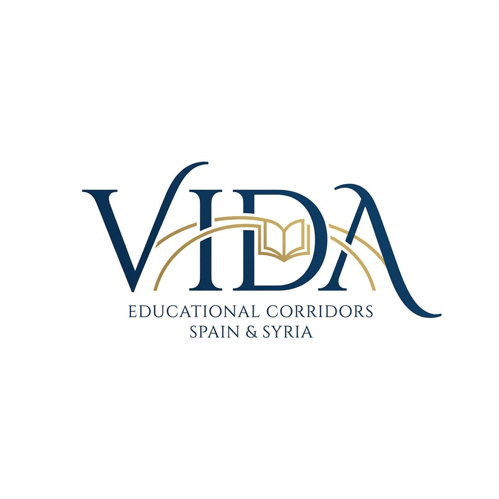 AI Design for create me a logo for an organization called VIDA things to get inspired from:
VIDA creates safe educational corridors for young Syrians affected by persecution - connecting talent with universities in Spain to build futures rooted in dignity, resilience, and hope.The humanitarian crisis in Syria has entered an alarming new phase. Systematic violence targets minority communities - Alawites, Druze, and Kurds - while traditional protection routes have closed VIDA - Vías de Inserción, Desarrollo y Alto Potencial - creates humanitarian educational corridors: a safe, legal, and transformative pathway connecting young talent with higher education in Spain. try to have the logo from the same word so it will be easy to publish anywhere, make it very fancy and elegance and nice use this as reference but make it a bit more simple maybe