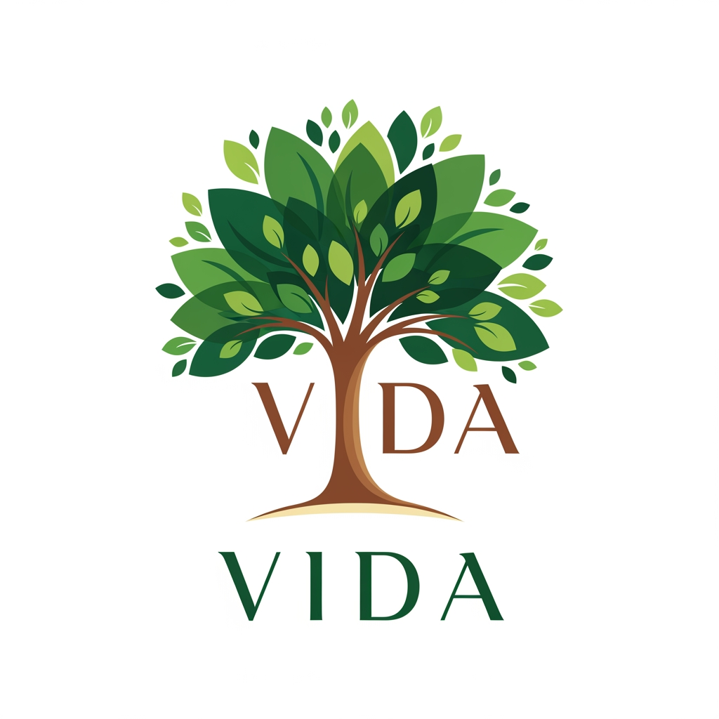 AI Design for create me a logo for an organization called VIDA