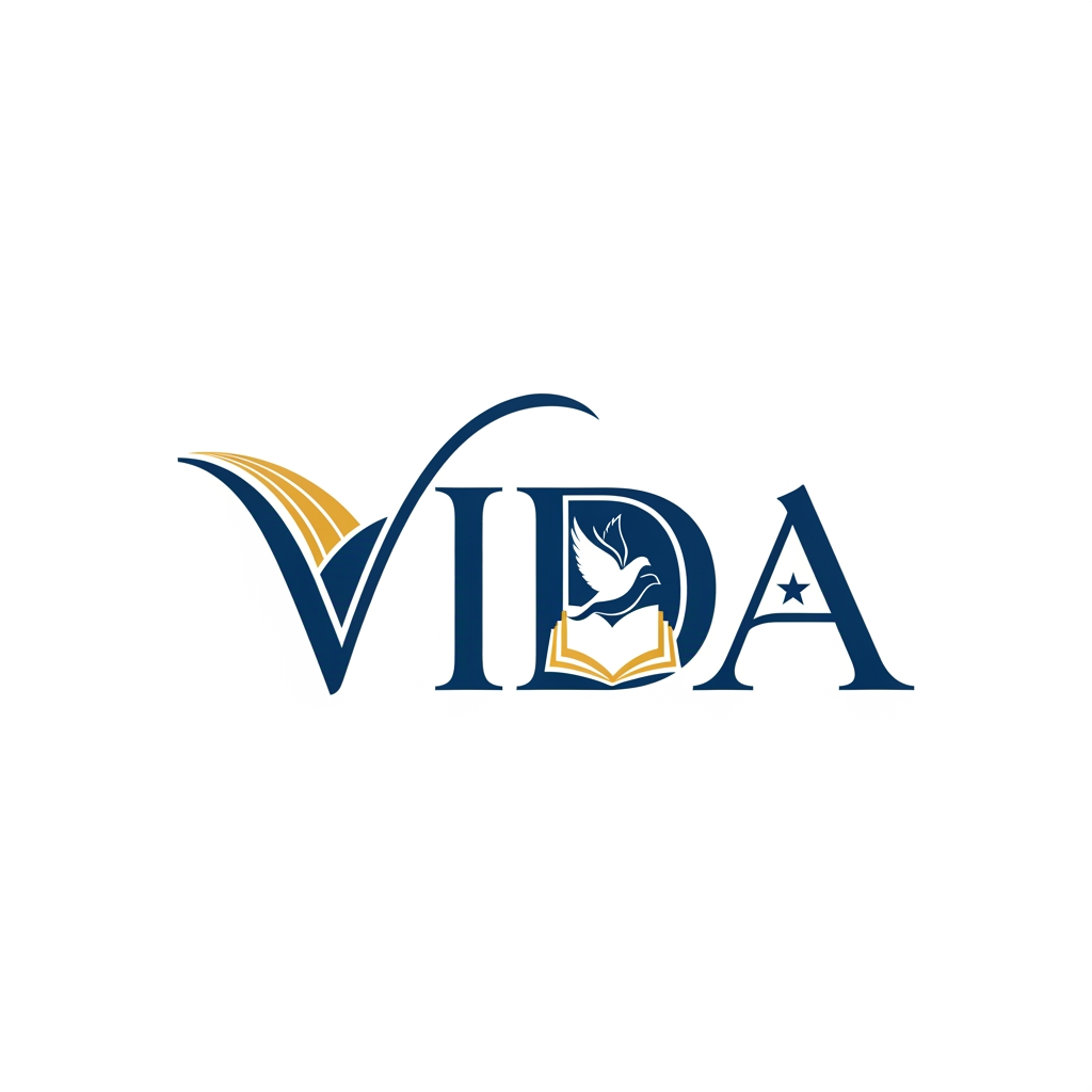 AI Design for create me a logo for an organization called VIDA things to get inspired from:
VIDA creates safe educational corridors for young Syrians affected by persecution - connecting talent with universities in Spain to build futures rooted in dignity, resilience, and hope.The humanitarian crisis in Syria has entered an alarming new phase. Systematic violence targets minority communities - Alawites, Druze, and Kurds - while traditional protection routes have closed VIDA - Vías de Inserción, Desarrollo y Alto Potencial - creates humanitarian educational corridors: a safe, legal, and transformative pathway connecting young talent with higher education in Spain. try to have the logo from the same word so it will be easy to publish anywhere, make it very fancy and elegance and nice
