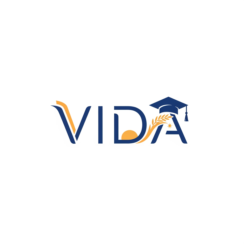 AI Design for create me a logo for an organization called VIDA things to get inspired from:
VIDA creates safe educational corridors for young Syrians affected by persecution - connecting talent with universities in Spain to build futures rooted in dignity, resilience, and hope.The humanitarian crisis in Syria has entered an alarming new phase. Systematic violence targets minority communities - Alawites, Druze, and Kurds - while traditional protection routes have closed VIDA - Vías de Inserción, Desarrollo y Alto Potencial - creates humanitarian educational corridors: a safe, legal, and transformative pathway connecting young talent with higher education in Spain. try to have the logo from the same word so it will be easy to publish anywhere