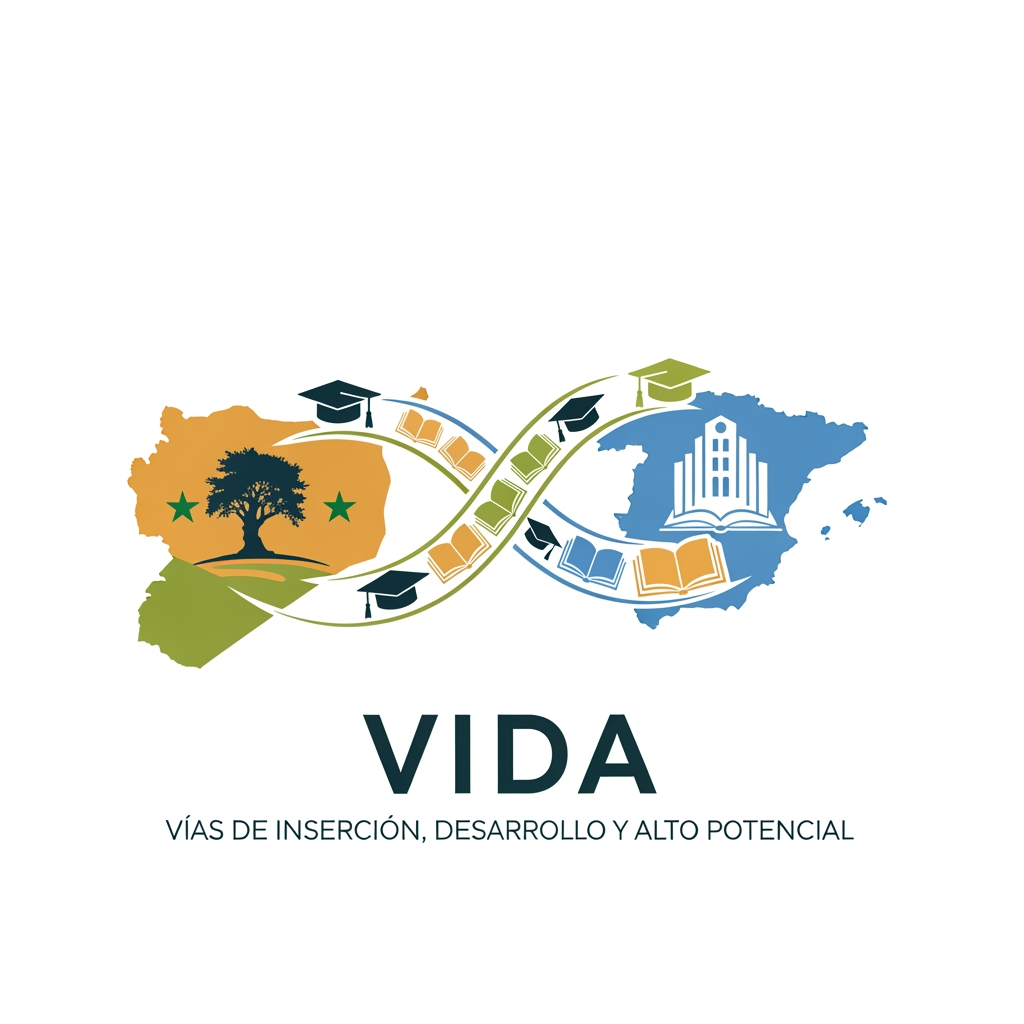 AI Design for create me a logo for an organization called VIDA things to get inspired from:
VIDA creates safe educational corridors for young Syrians affected by persecution - connecting talent with universities in Spain to build futures rooted in dignity, resilience, and hope.The humanitarian crisis in Syria has entered an alarming new phase. Systematic violence targets minority communities - Alawites, Druze, and Kurds - while traditional protection routes have closed VIDA - Vías de Inserción, Desarrollo y Alto Potencial - creates humanitarian educational corridors: a safe, legal, and transformative pathway connecting young talent with higher education in Spain.