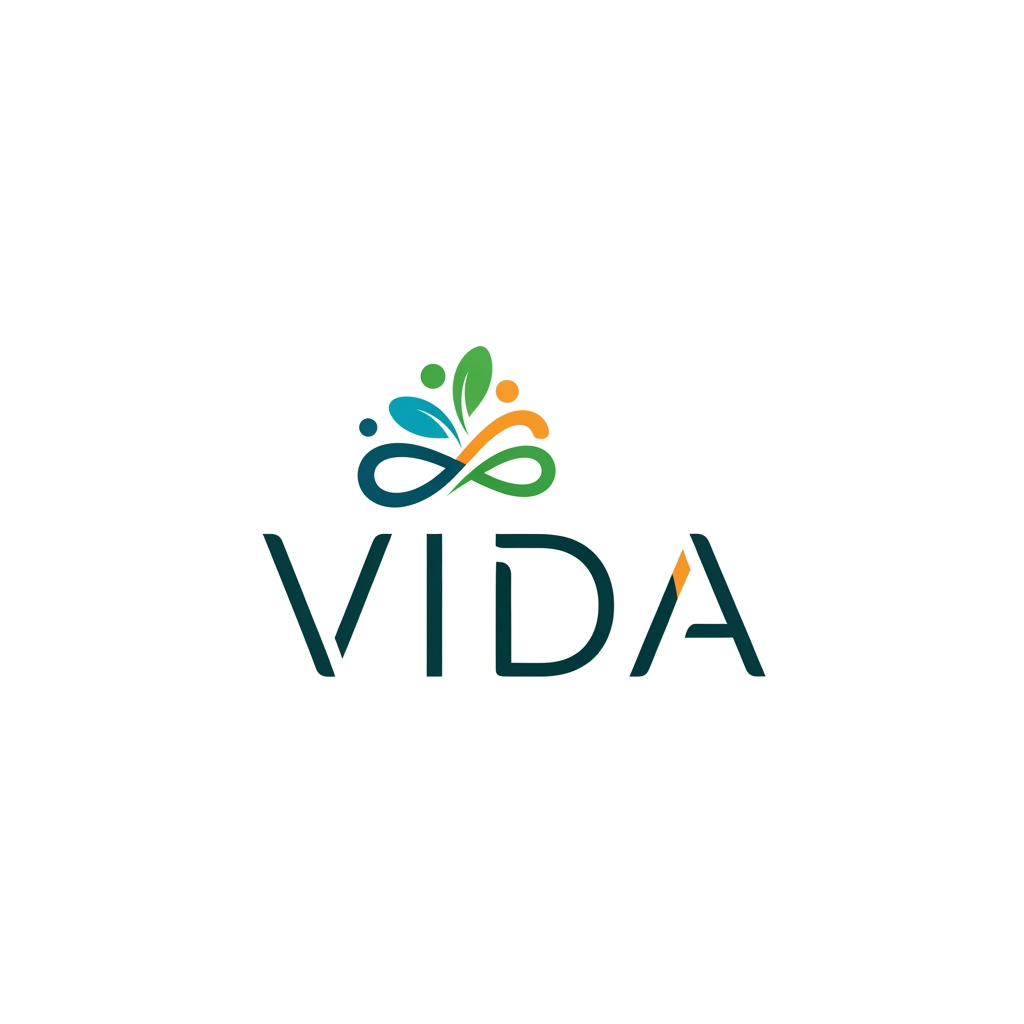 AI Design for create me a logo for an organization called VIDA
