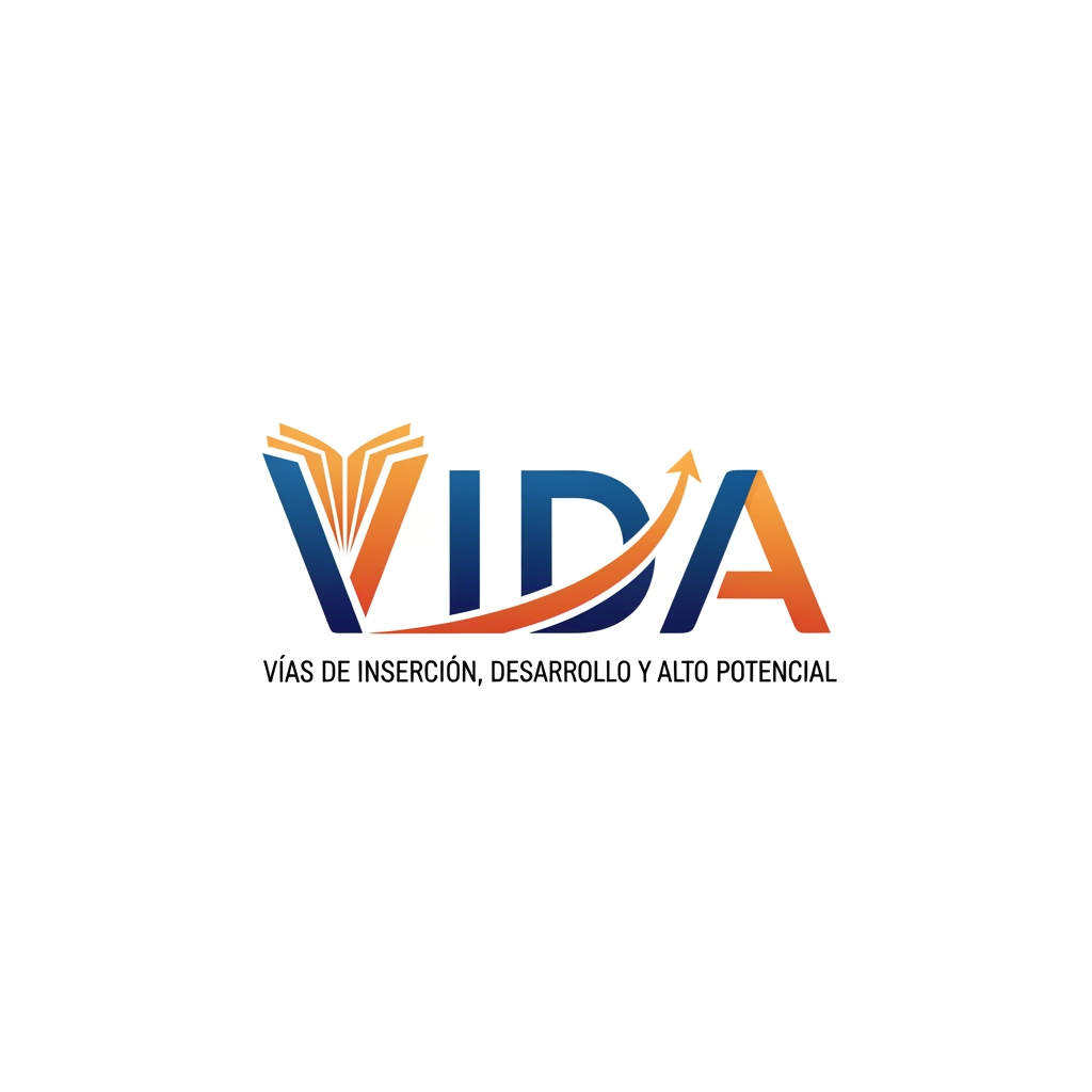 AI Design for create me a logo for an organization called VIDA things to get inspired from:
VIDA creates safe educational corridors for young Syrians affected by persecution - connecting talent with universities in Spain to build futures rooted in dignity, resilience, and hope.The humanitarian crisis in Syria has entered an alarming new phase. Systematic violence targets minority communities - Alawites, Druze, and Kurds - while traditional protection routes have closed VIDA - Vías de Inserción, Desarrollo y Alto Potencial - creates humanitarian educational corridors: a safe, legal, and transformative pathway connecting young talent with higher education in Spain. try to have the logo from the same word so it will be easy to publish anywhere