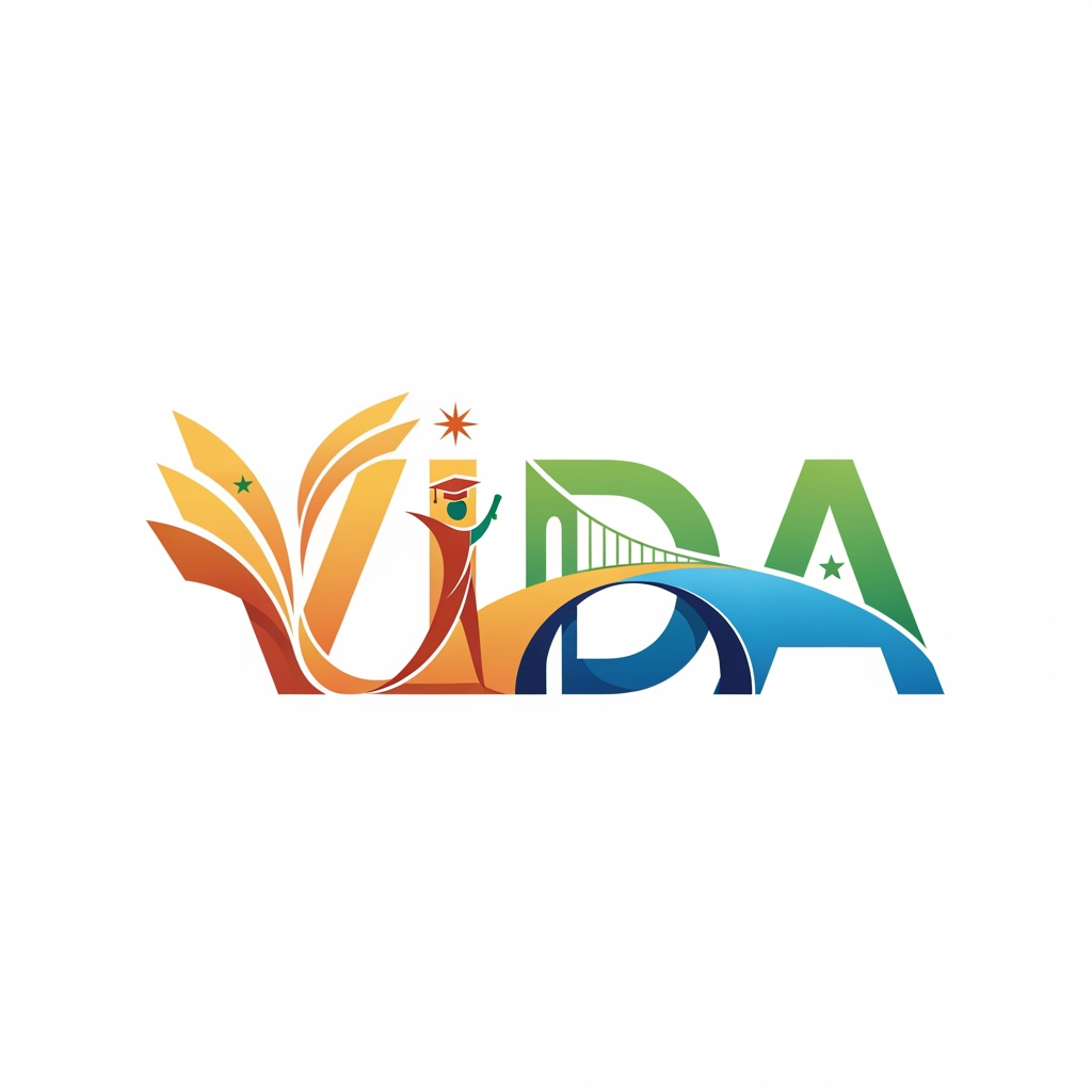 AI Design for create me a logo for an organization called VIDA things to get inspired from:
VIDA creates safe educational corridors for young Syrians affected by persecution - connecting talent with universities in Spain to build futures rooted in dignity, resilience, and hope.The humanitarian crisis in Syria has entered an alarming new phase. Systematic violence targets minority communities - Alawites, Druze, and Kurds - while traditional protection routes have closed VIDA - Vías de Inserción, Desarrollo y Alto Potencial - creates humanitarian educational corridors: a safe, legal, and transformative pathway connecting young talent with higher education in Spain. try to have the logo from the same word so it will be easy to publish anywhere