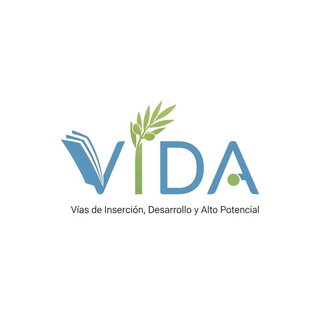 AI Design for create me a logo for an organization called VIDA things to get inspired from:
VIDA creates safe educational corridors for young Syrians affected by persecution - connecting talent with universities in Spain to build futures rooted in dignity, resilience, and hope.The humanitarian crisis in Syria has entered an alarming new phase. Systematic violence targets minority communities - Alawites, Druze, and Kurds - while traditional protection routes have closed VIDA - Vías de Inserción, Desarrollo y Alto Potencial - creates humanitarian educational corridors: a safe, legal, and transformative pathway connecting young talent with higher education in Spain. try to have the logo from the same word so it will be easy to publish anywhere