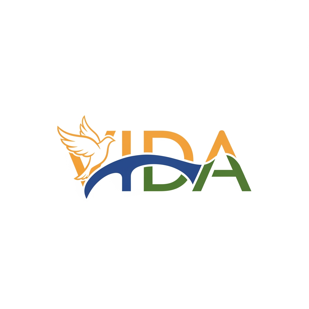 AI Design for create me a logo for an organization called VIDA things to get inspired from:
VIDA creates safe educational corridors for young Syrians affected by persecution - connecting talent with universities in Spain to build futures rooted in dignity, resilience, and hope.The humanitarian crisis in Syria has entered an alarming new phase. Systematic violence targets minority communities - Alawites, Druze, and Kurds - while traditional protection routes have closed VIDA - Vías de Inserción, Desarrollo y Alto Potencial - creates humanitarian educational corridors: a safe, legal, and transformative pathway connecting young talent with higher education in Spain. try to have the logo from the same word so it will be easy to publish anywhere
