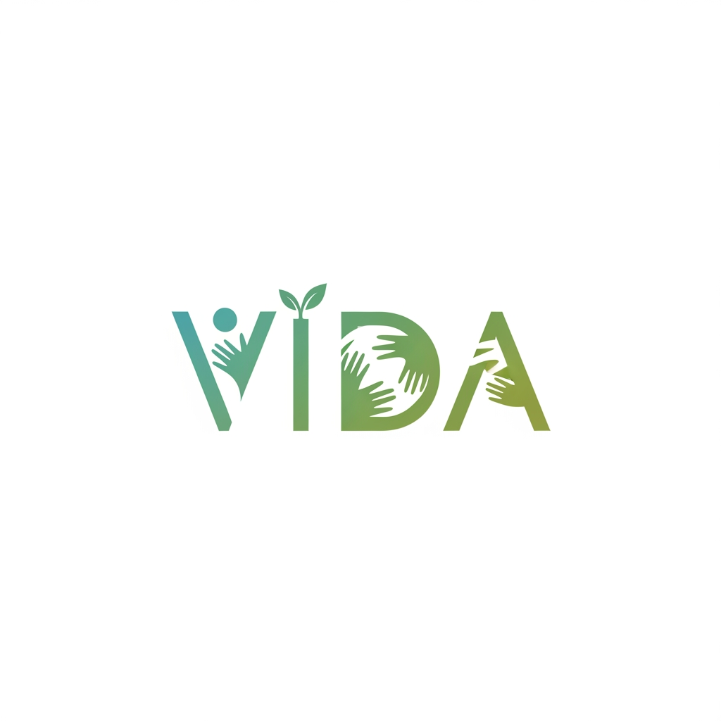 AI Design for create me a logo for an organization called VIDA
