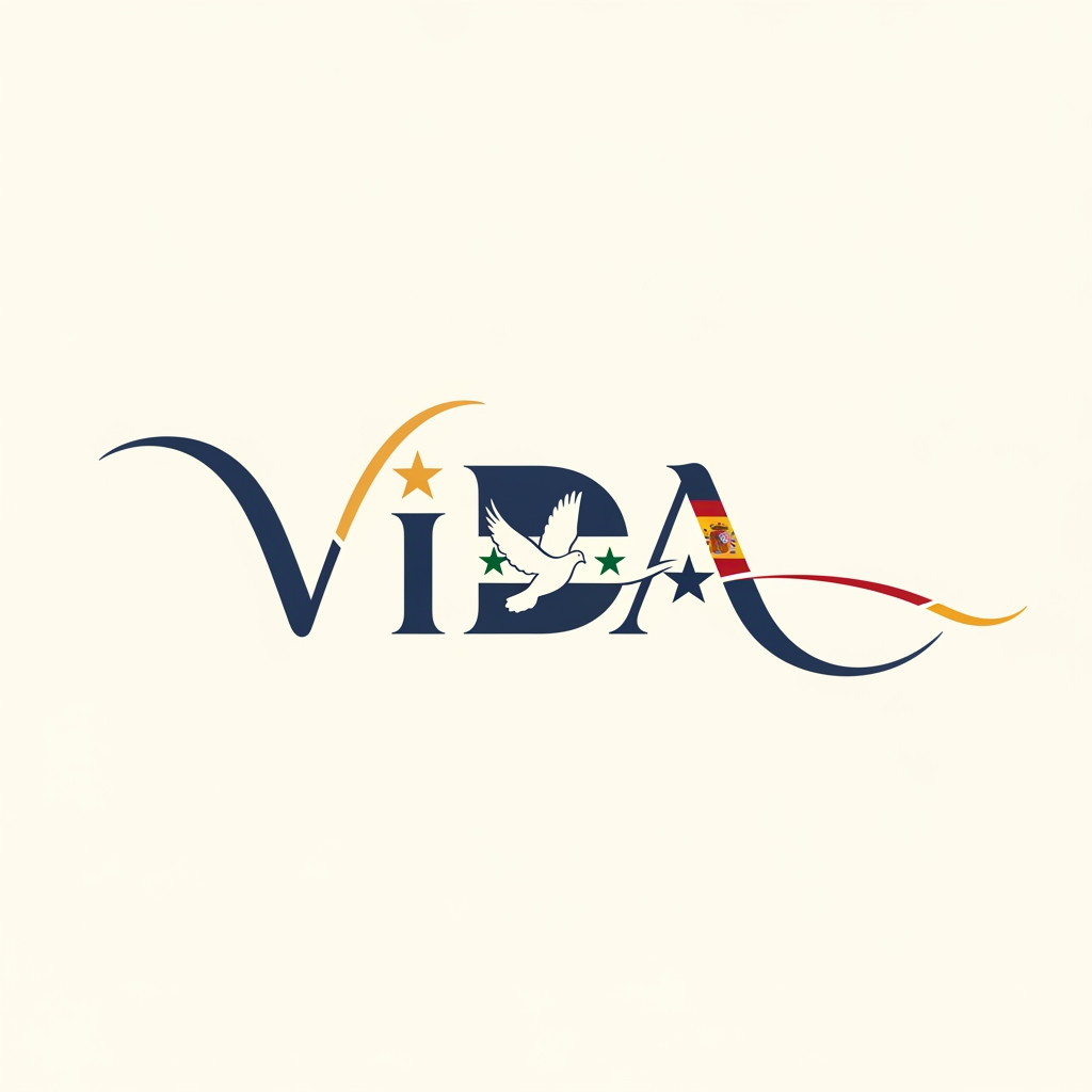 AI Design for create me a logo for an organization called VIDA things to get inspired from:
VIDA creates safe educational corridors for young Syrians affected by persecution - connecting talent with universities in Spain to build futures rooted in dignity, resilience, and hope.The humanitarian crisis in Syria has entered an alarming new phase. Systematic violence targets minority communities - Alawites, Druze, and Kurds - while traditional protection routes have closed VIDA - Vías de Inserción, Desarrollo y Alto Potencial - creates humanitarian educational corridors: a safe, legal, and transformative pathway connecting young talent with higher education in Spain. try to have the logo from the same word so it will be easy to publish anywhere, make it very fancy and elegance and nice