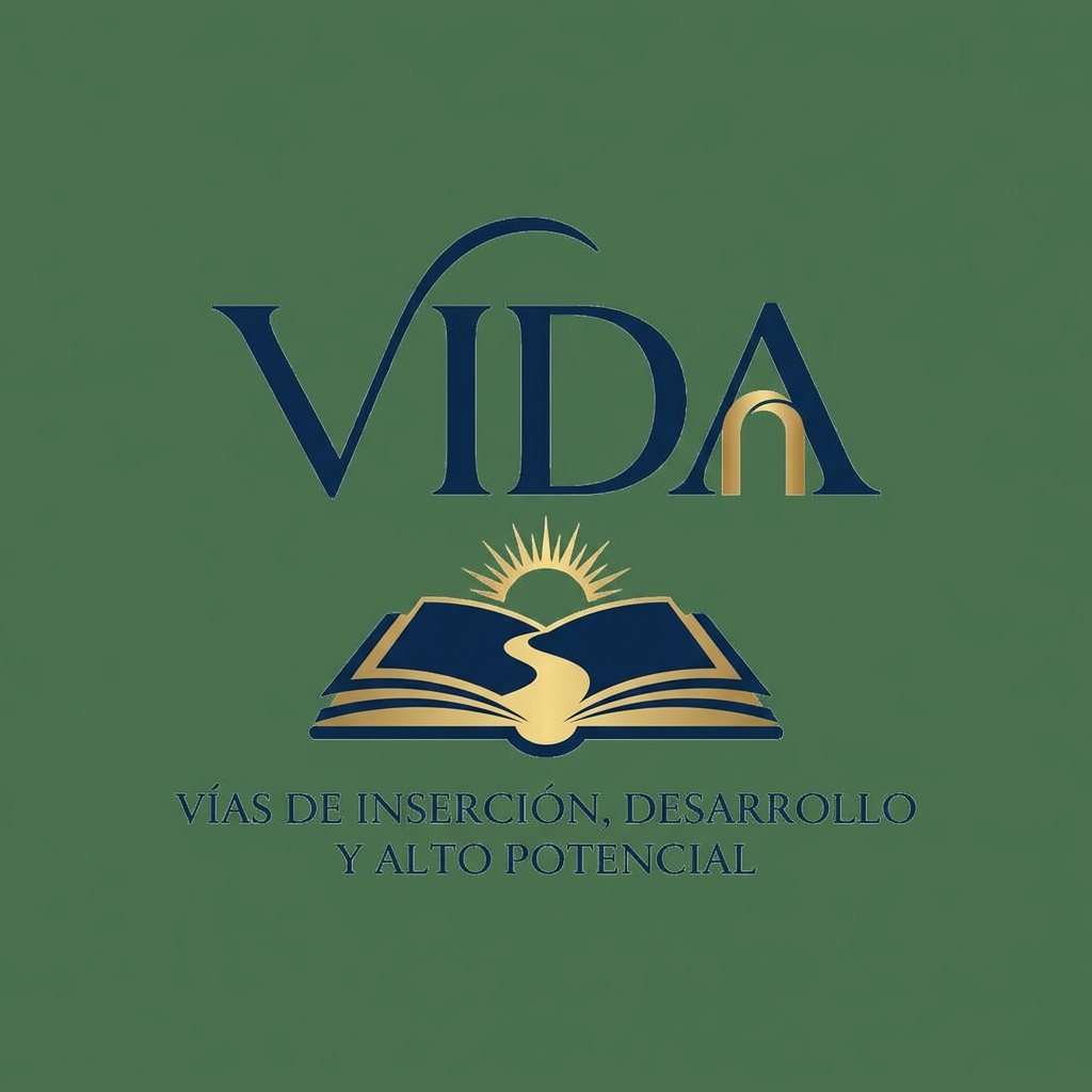 AI Design for create me a logo for an organization called VIDA things to get inspired from:
VIDA creates safe educational corridors for young Syrians affected by persecution - connecting talent with universities in Spain to build futures rooted in dignity, resilience, and hope.The humanitarian crisis in Syria has entered an alarming new phase. Systematic violence targets minority communities - Alawites, Druze, and Kurds - while traditional protection routes have closed VIDA - Vías de Inserción, Desarrollo y Alto Potencial - creates humanitarian educational corridors: a safe, legal, and transformative pathway connecting young talent with higher education in Spain. try to have the logo from the same word so it will be easy to publish anywhere, make it very fancy and elegance and nice and eye catching and maybe with something to be as a refrence for the prohram