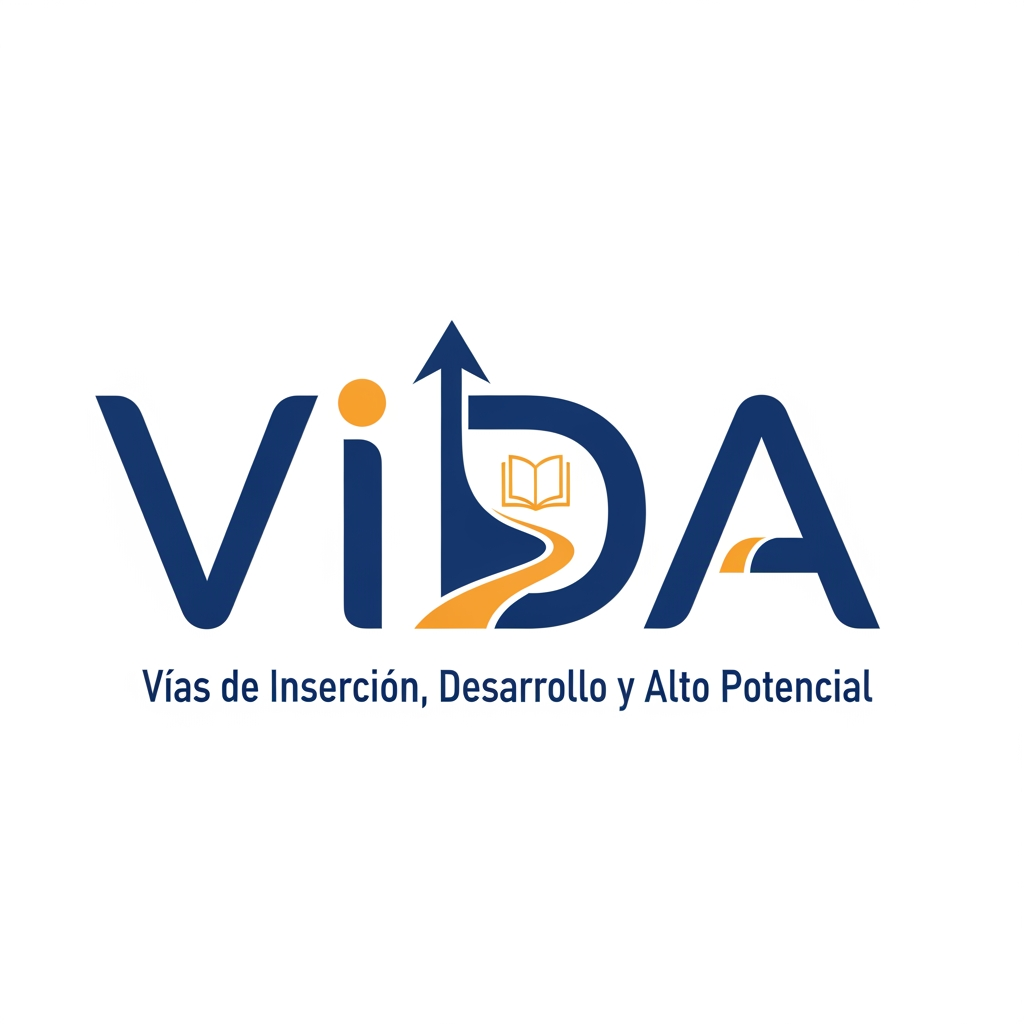 AI Design for create me a logo for an organization called VIDA things to get inspired from:
VIDA creates safe educational corridors for young Syrians affected by persecution - connecting talent with universities in Spain to build futures rooted in dignity, resilience, and hope.The humanitarian crisis in Syria has entered an alarming new phase. Systematic violence targets minority communities - Alawites, Druze, and Kurds - while traditional protection routes have closed VIDA - Vías de Inserción, Desarrollo y Alto Potencial - creates humanitarian educational corridors: a safe, legal, and transformative pathway connecting young talent with higher education in Spain. try to have the logo from the same word so it will be easy to publish anywhere, make it very fancy and elegance and nice