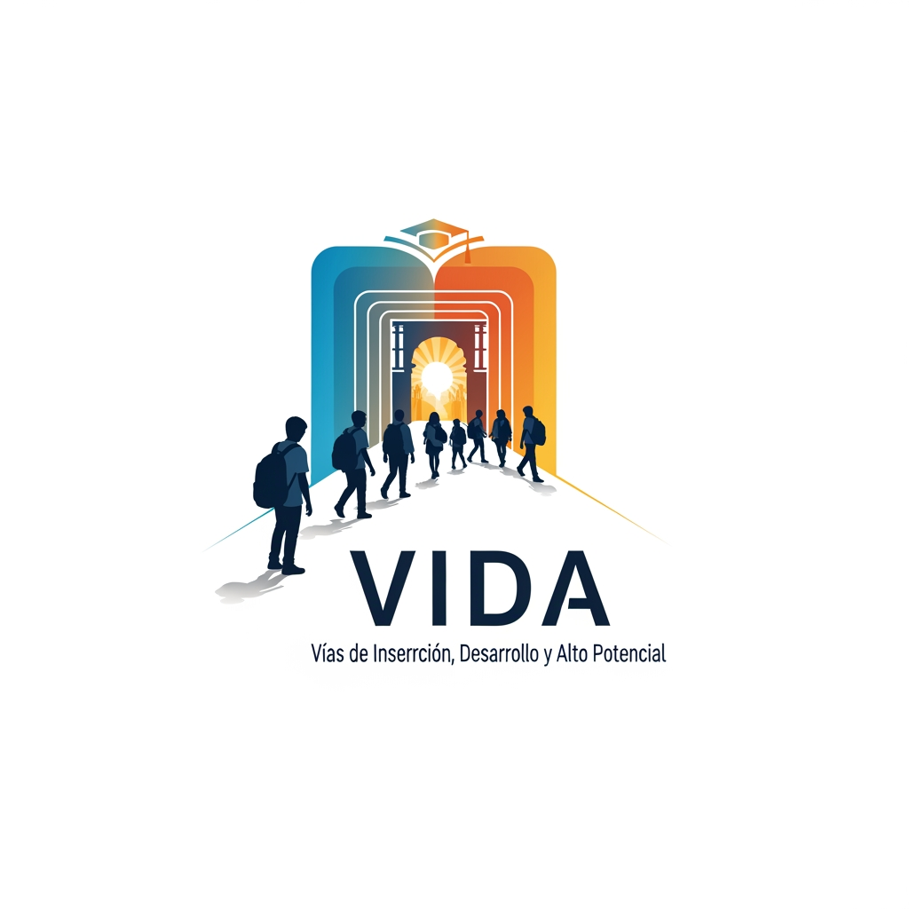 AI Design for create me a logo for an organization called VIDA things to get inspired from:
VIDA creates safe educational corridors for young Syrians affected by persecution - connecting talent with universities in Spain to build futures rooted in dignity, resilience, and hope.The humanitarian crisis in Syria has entered an alarming new phase. Systematic violence targets minority communities - Alawites, Druze, and Kurds - while traditional protection routes have closed VIDA - Vías de Inserción, Desarrollo y Alto Potencial - creates humanitarian educational corridors: a safe, legal, and transformative pathway connecting young talent with higher education in Spain.