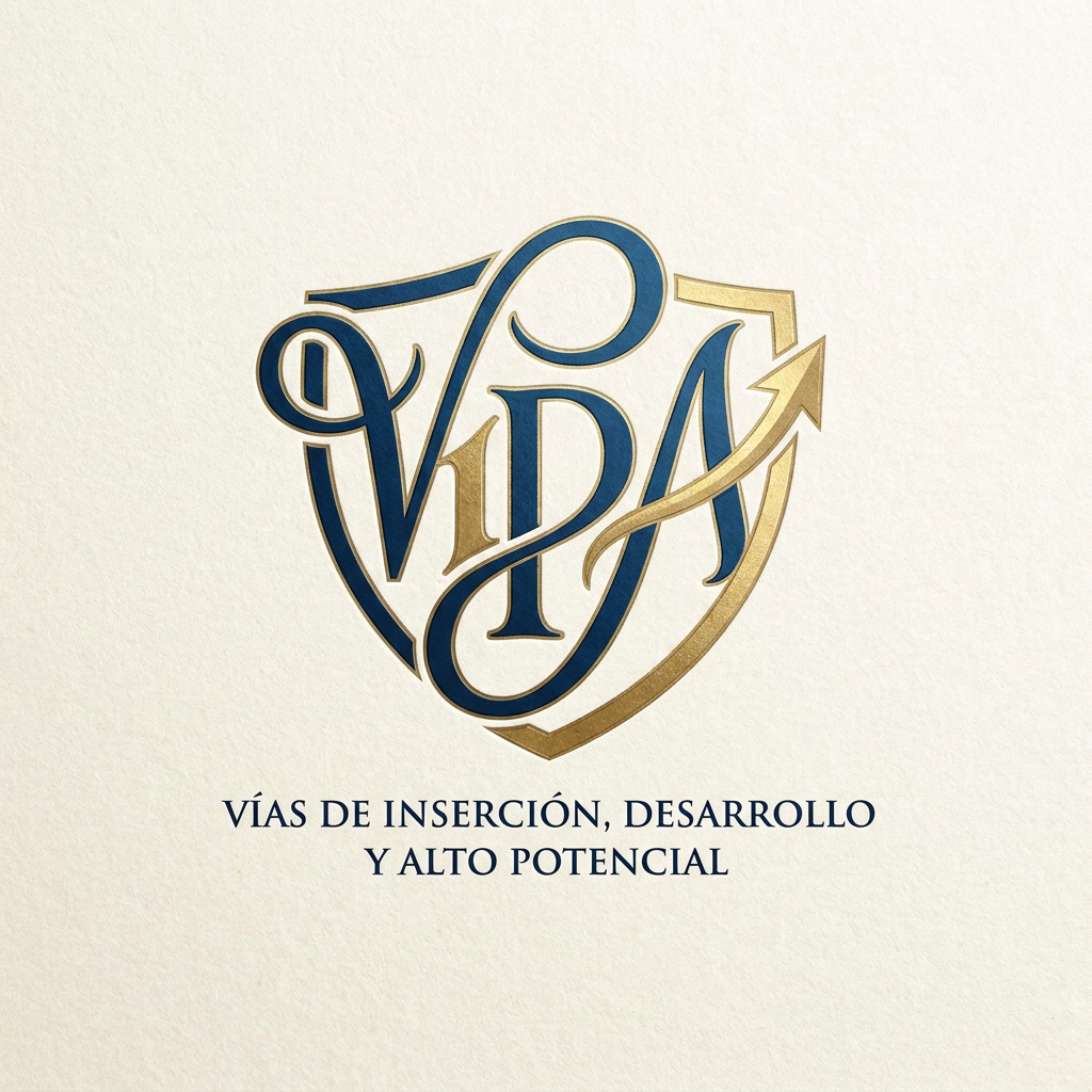 AI Design for create me a logo for an organization called VIDA things to get inspired from:
VIDA creates safe educational corridors for young Syrians affected by persecution - connecting talent with universities in Spain to build futures rooted in dignity, resilience, and hope.The humanitarian crisis in Syria has entered an alarming new phase. Systematic violence targets minority communities - Alawites, Druze, and Kurds - while traditional protection routes have closed VIDA - Vías de Inserción, Desarrollo y Alto Potencial - creates humanitarian educational corridors: a safe, legal, and transformative pathway connecting young talent with higher education in Spain. try to have the logo from the same word so it will be easy to publish anywhere, make it very fancy and elegance and nice use this as reference but make it a bit more simple maybe