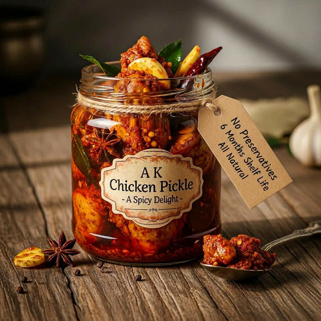 AI Design for in side add that it is as no preservatives and 6 months self life and nautral