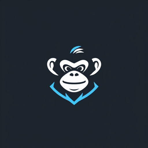 AI Design for Monkey logo about unity and cleanliness 